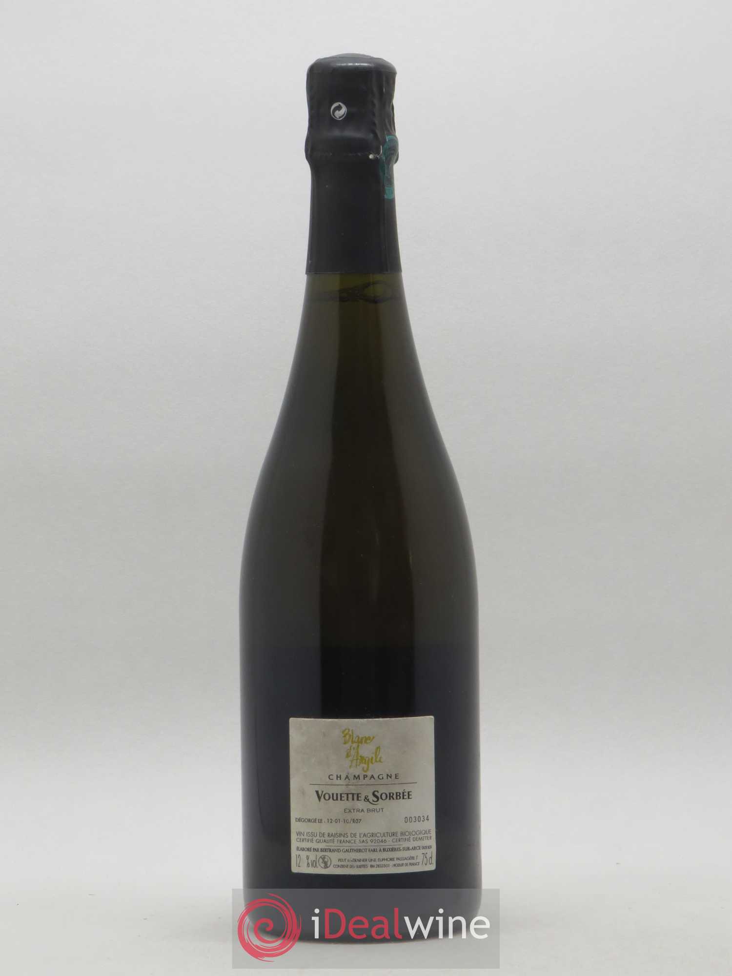 Blanc d'Argile Vouette et Sorbée 2007 - Lot de 1 bouteille - 1