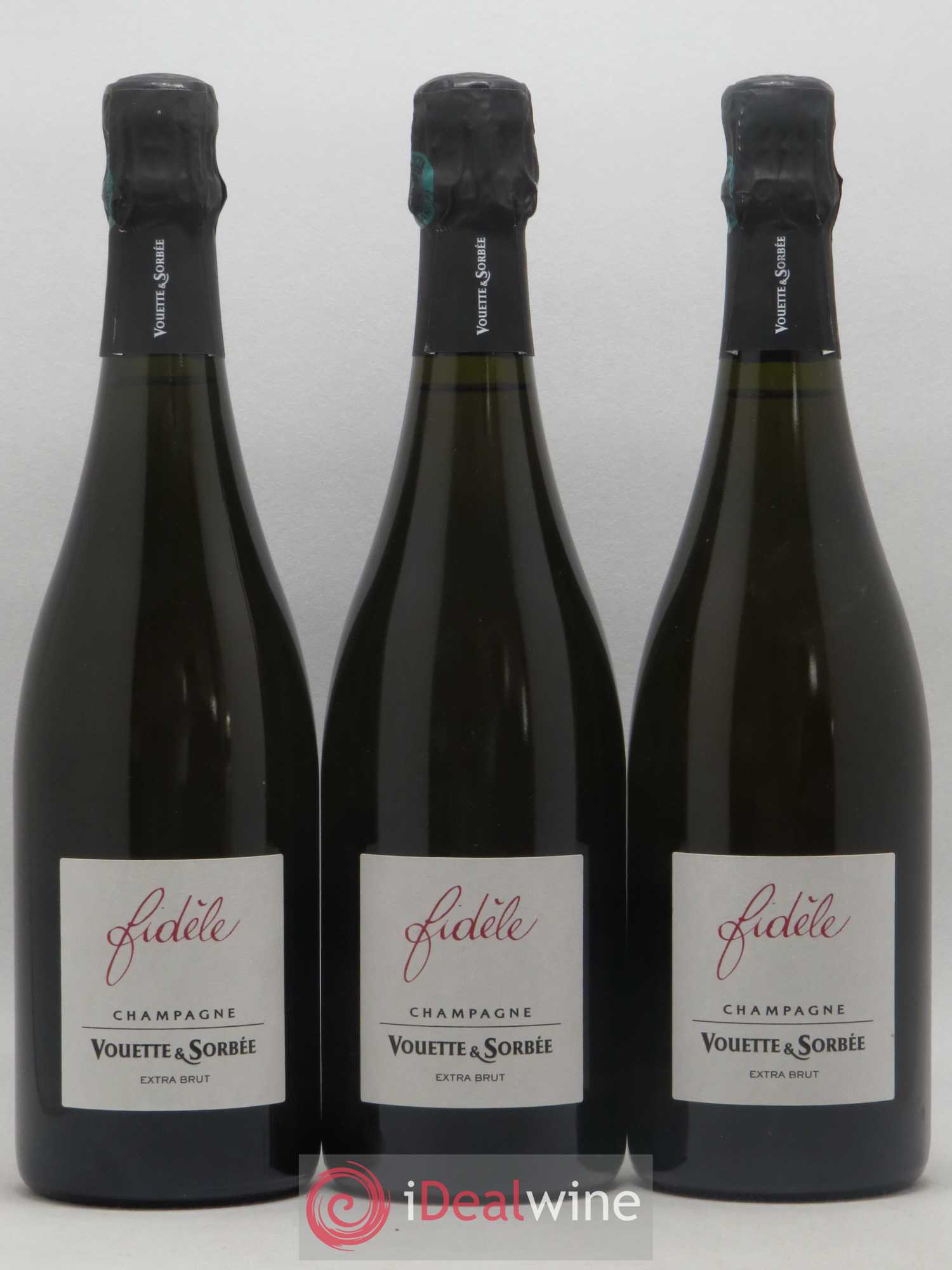Fidèle Blanc de Noirs Vouette et Sorbée 2008 - Lot de 3 bouteilles - 0