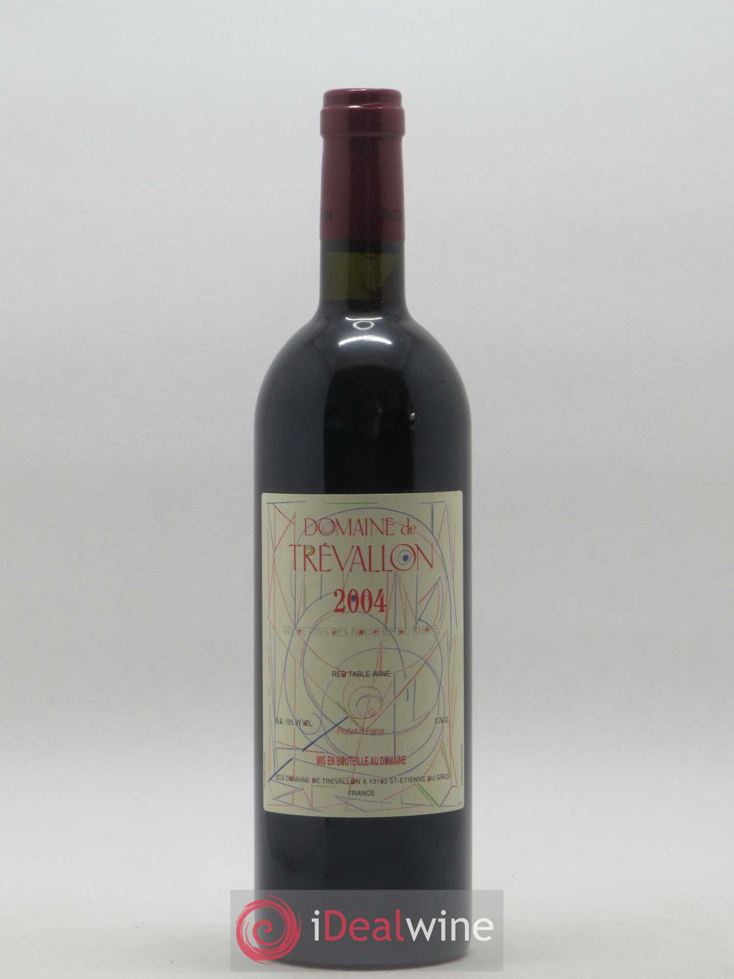 VDP Bouches du Rhône Trévallon (Domaine de) Eloi Dürrbach 2004 - Lot de 1 bouteille - 0
