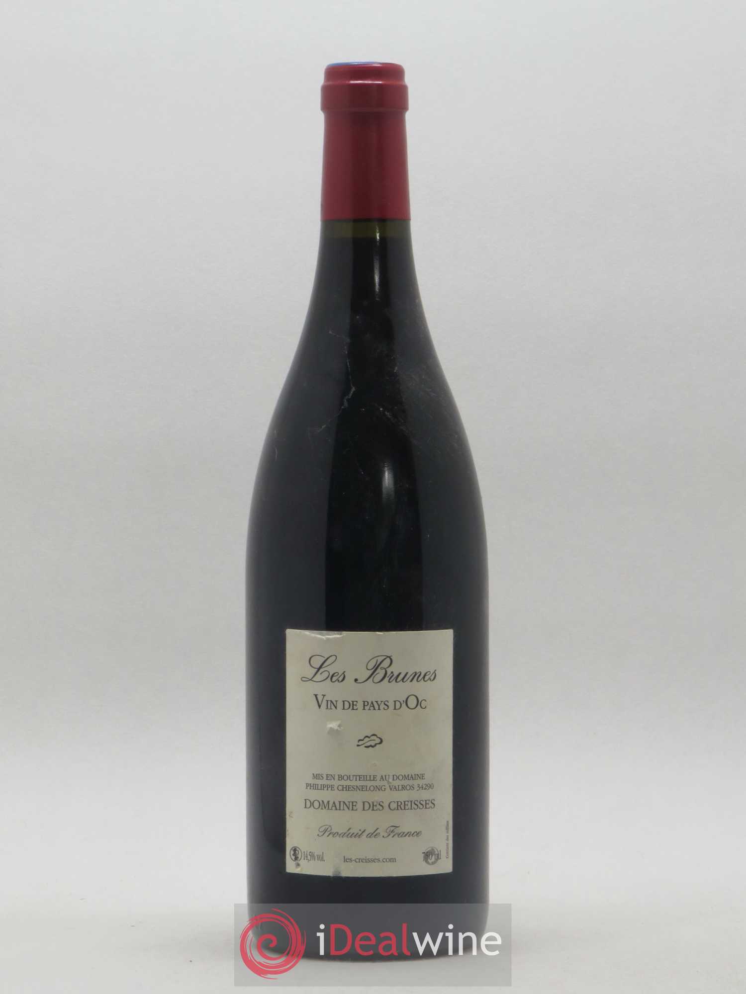 Pays d'Oc Les Brunes Domaine des Creisses 2005 - Posten von 1 Flasche - 1