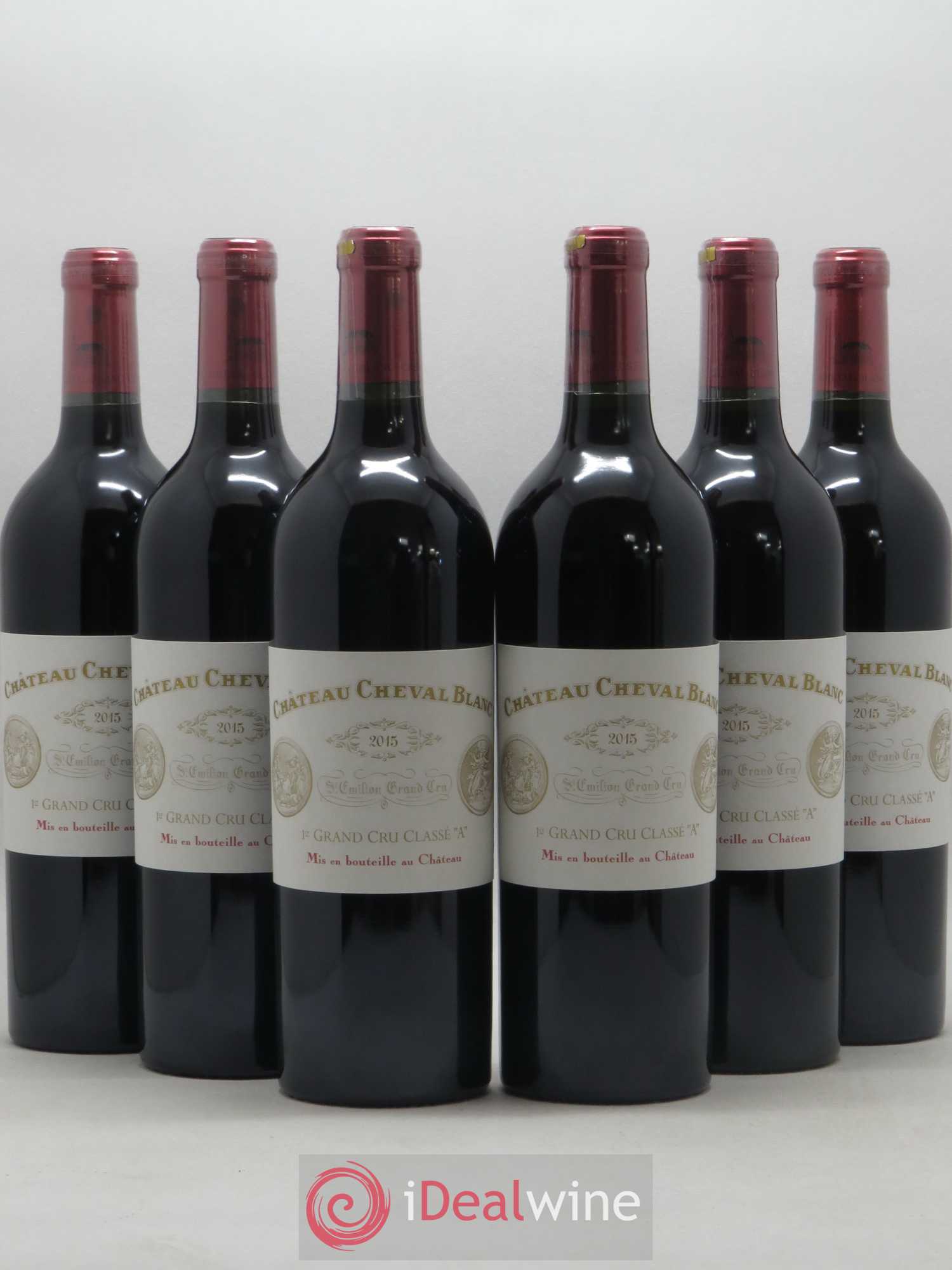 Château Cheval Blanc 1er Grand Cru Classé A 2015 - Lot de 6 bouteilles - 0