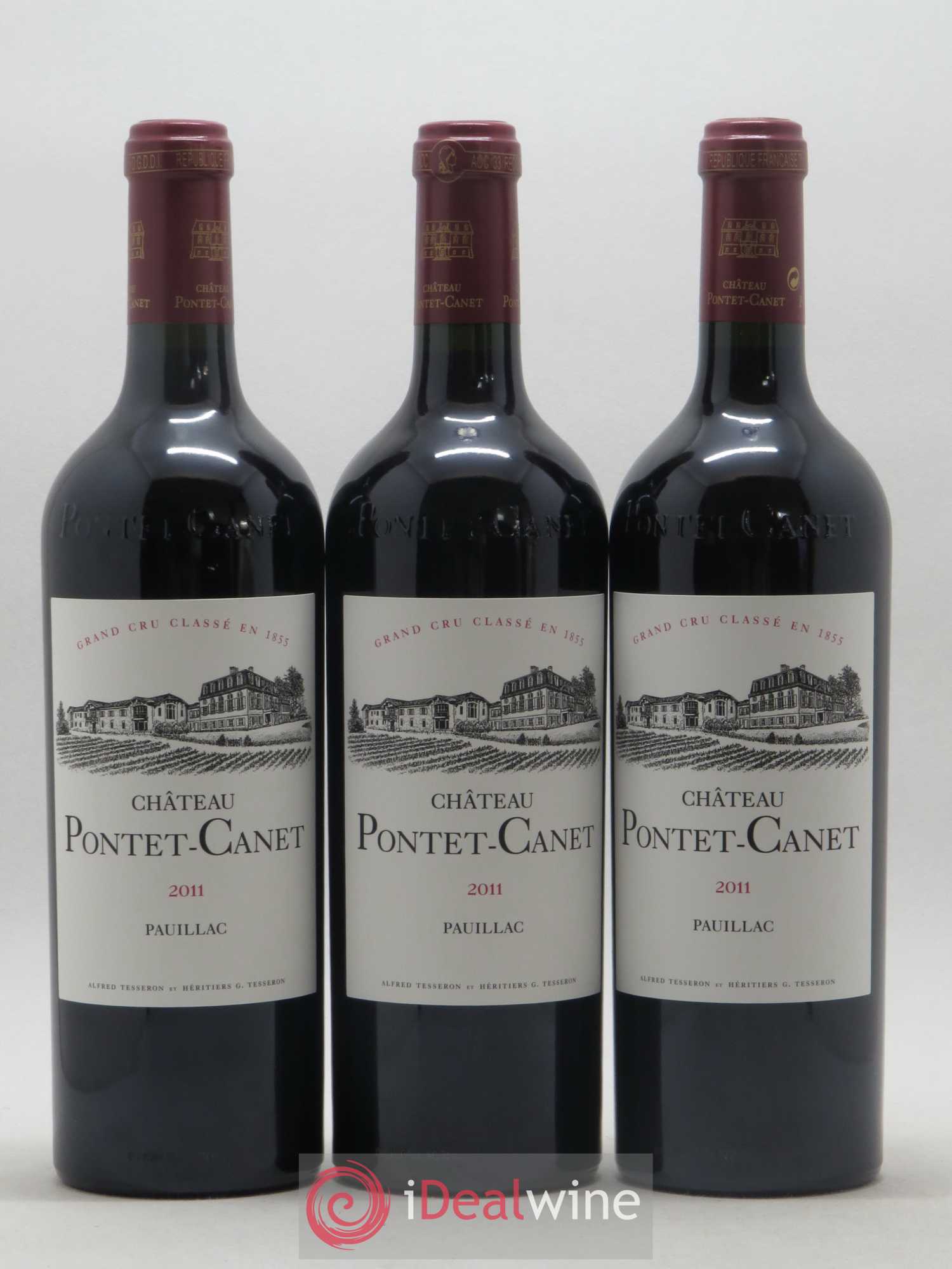 Château Pontet Canet 5ème Grand Cru Classé 2011 - Lot de 6 bouteilles - 2