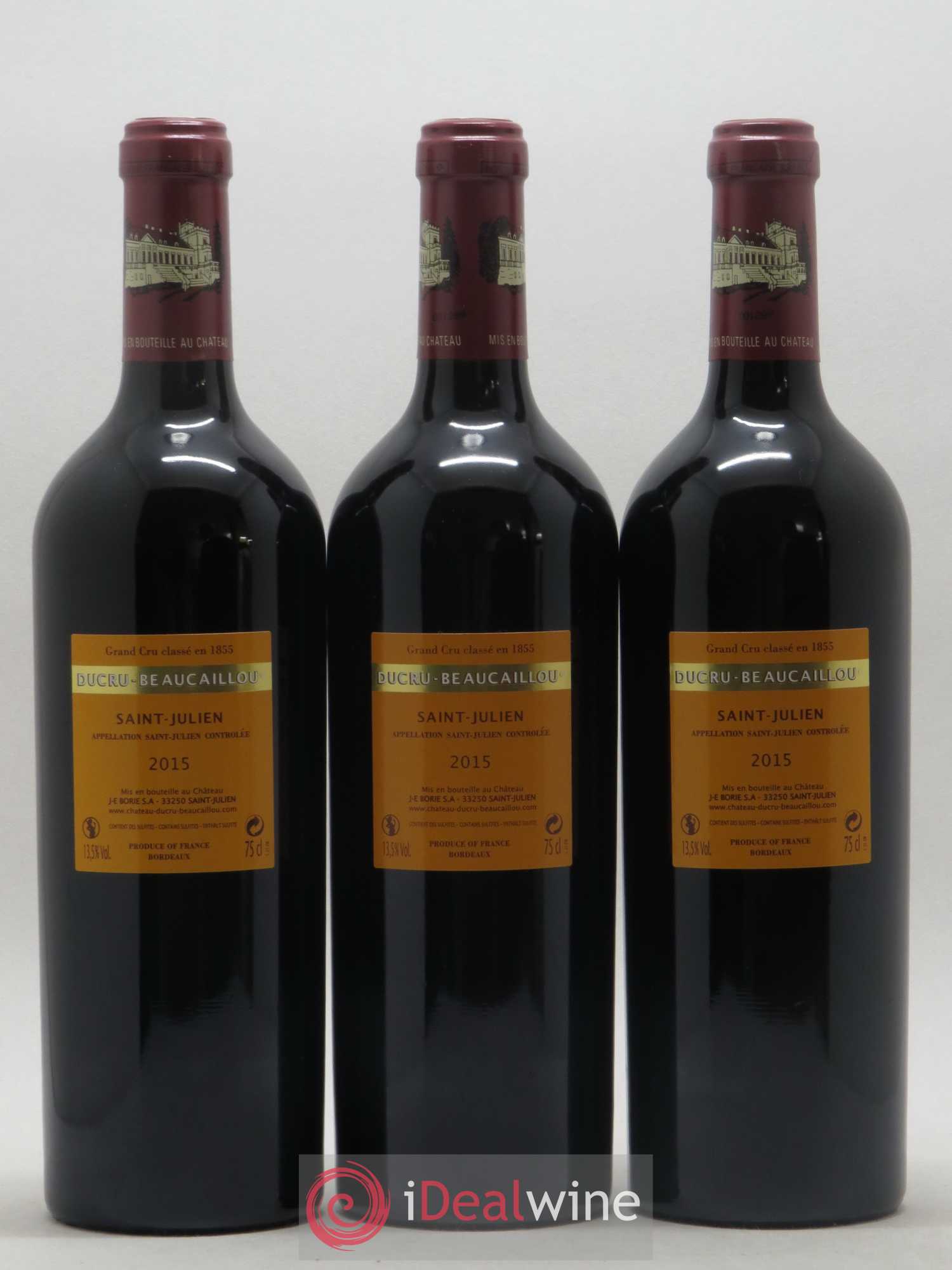Château Ducru Beaucaillou 2ème Grand Cru Classé 2015 - Lot de 6 bouteilles - 2