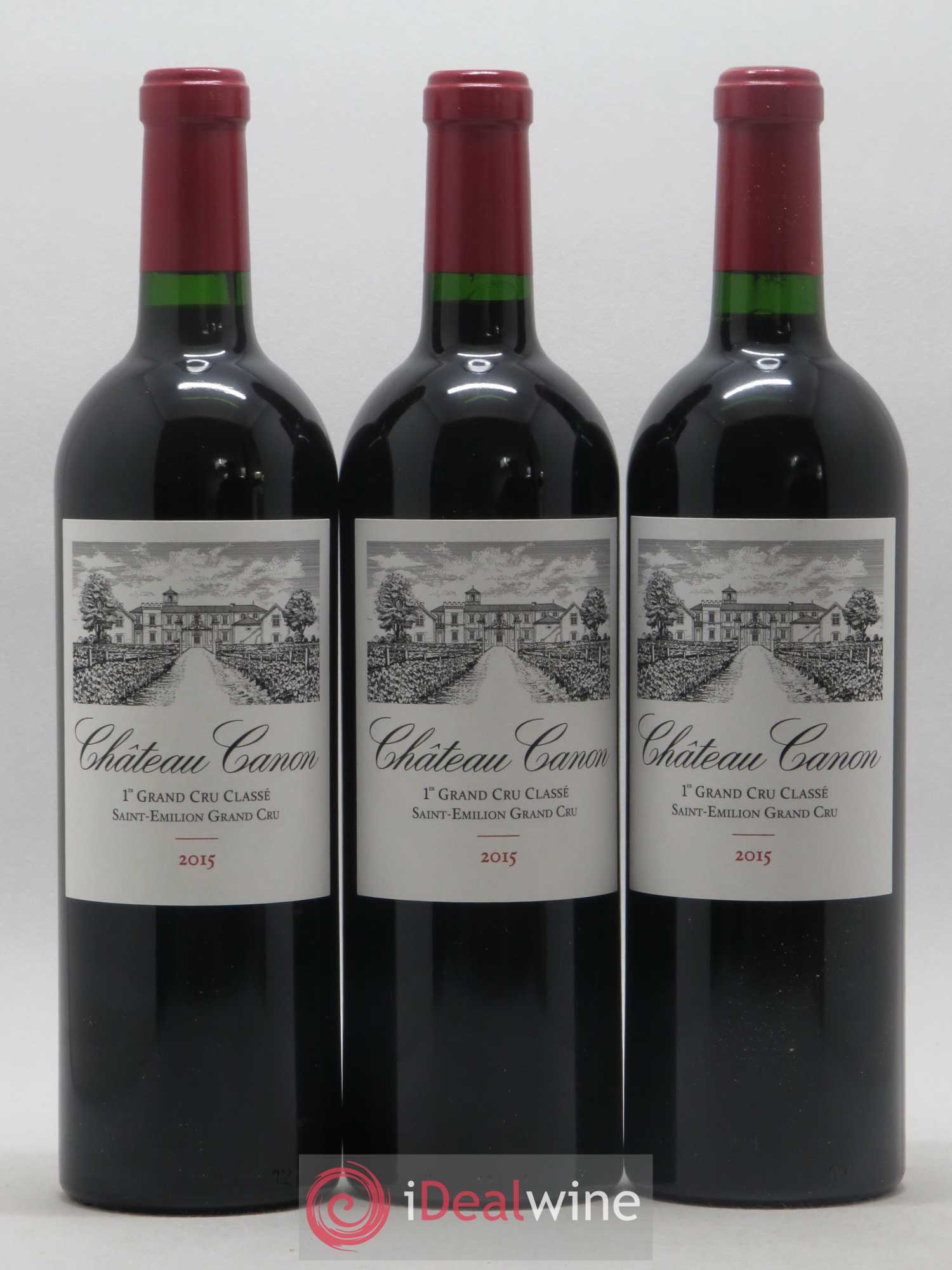 Château Canon 1er Grand Cru Classé B 2015 - Lot de 12 bouteilles - 3