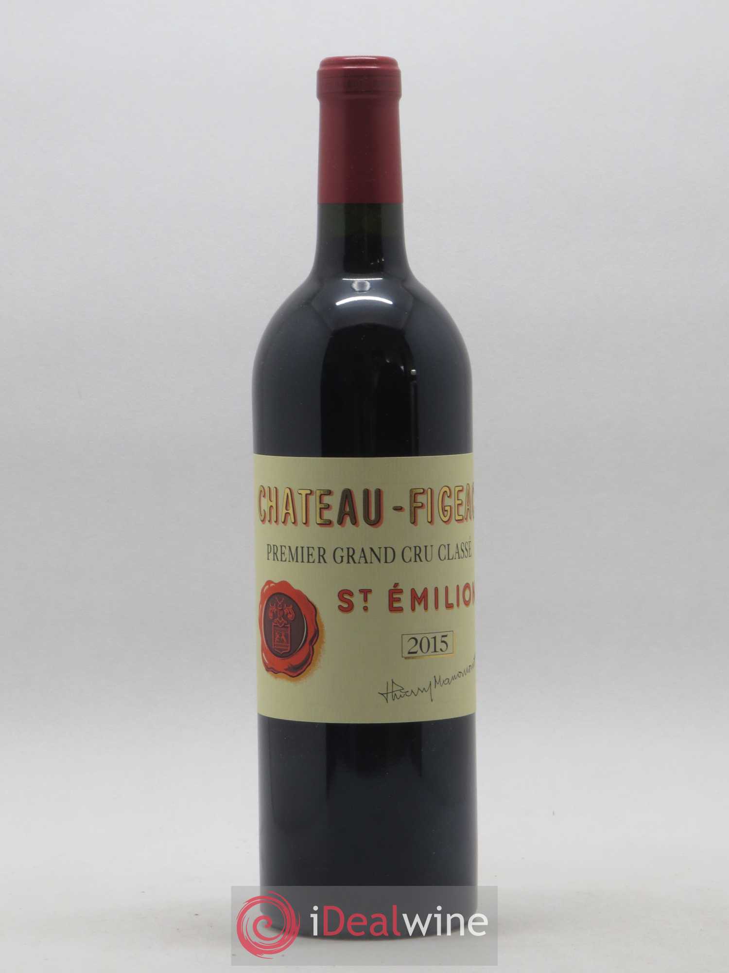 Château Figeac 1er Grand Cru Classé A 2015 - Lot de 1 bouteille - 0