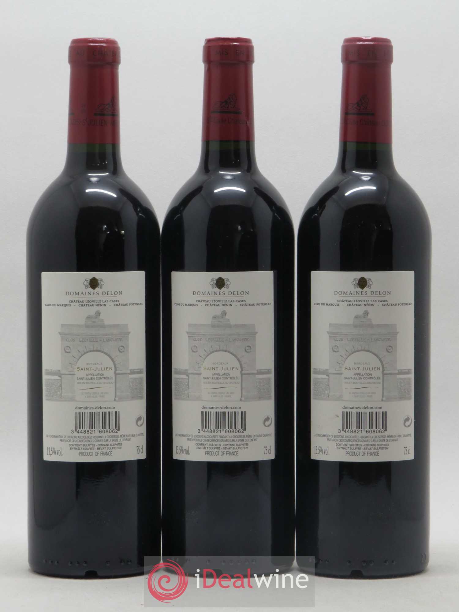 Château Léoville Las Cases 2ème Grand Cru Classé 2015 - Lot de 3 bouteilles - 1
