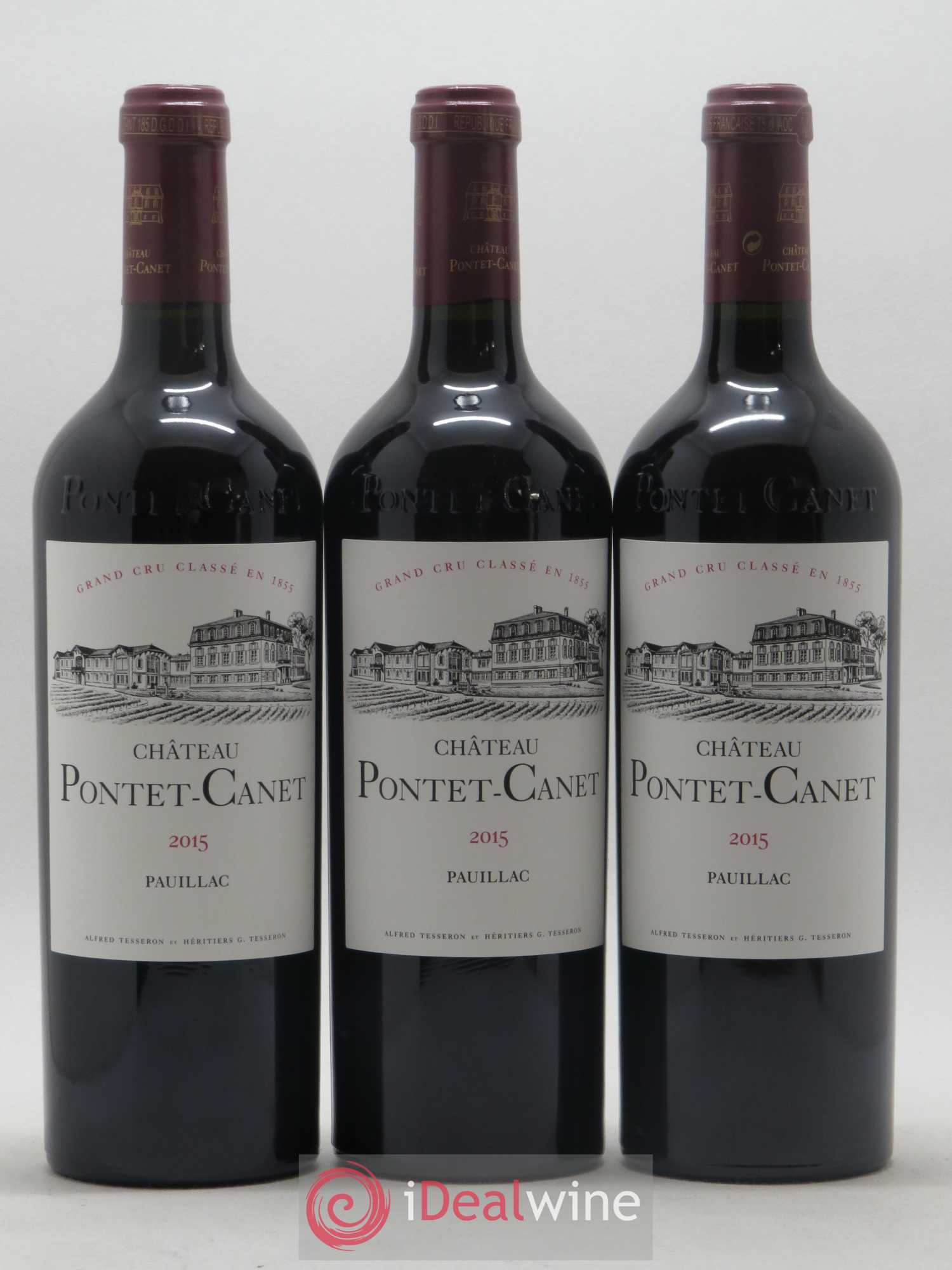 Château Pontet Canet 5ème Grand Cru Classé 2015 - Lot de 12 bouteilles - 2