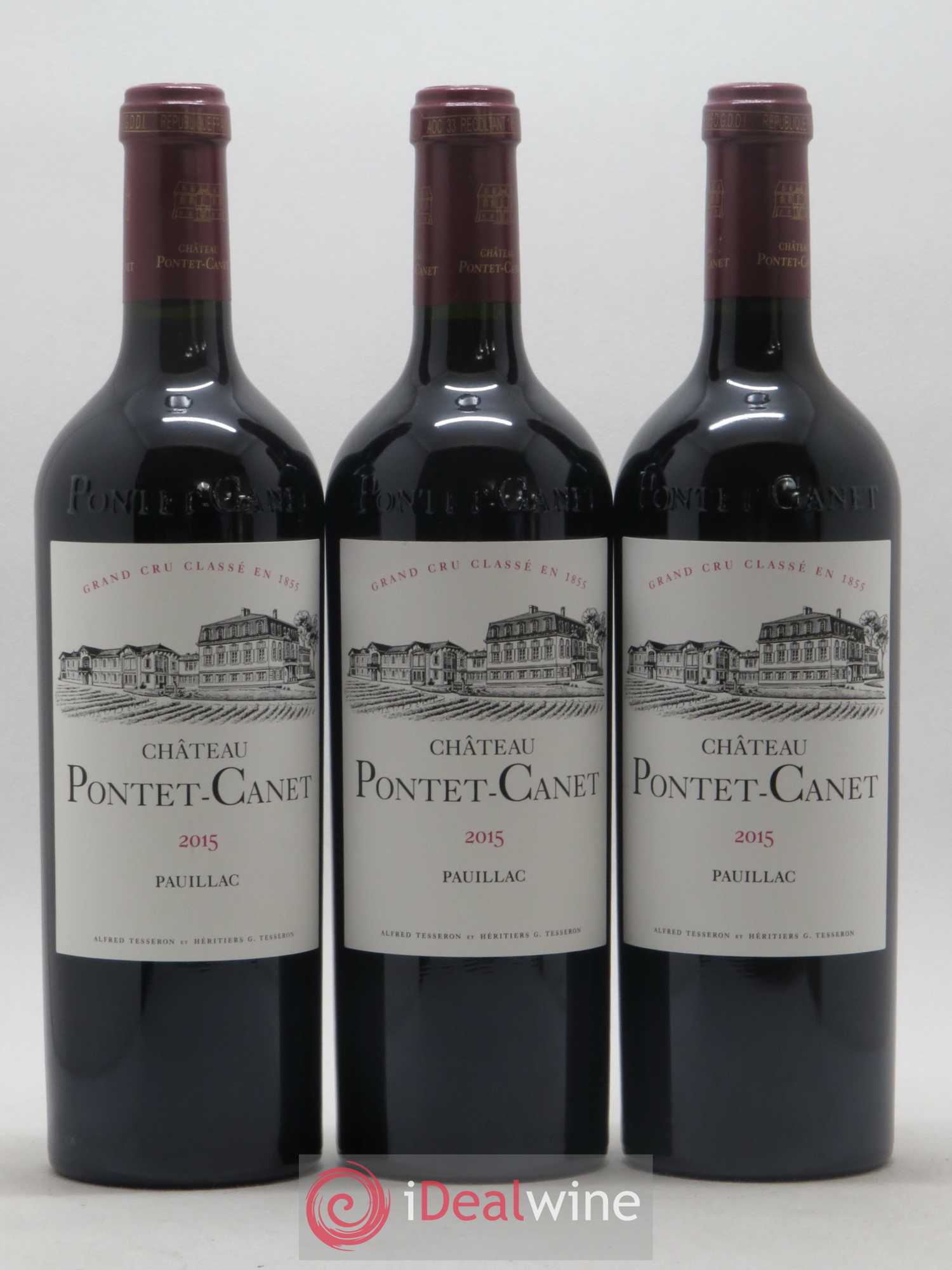 Château Pontet Canet 5ème Grand Cru Classé 2015 - Lot de 12 bouteilles - 3