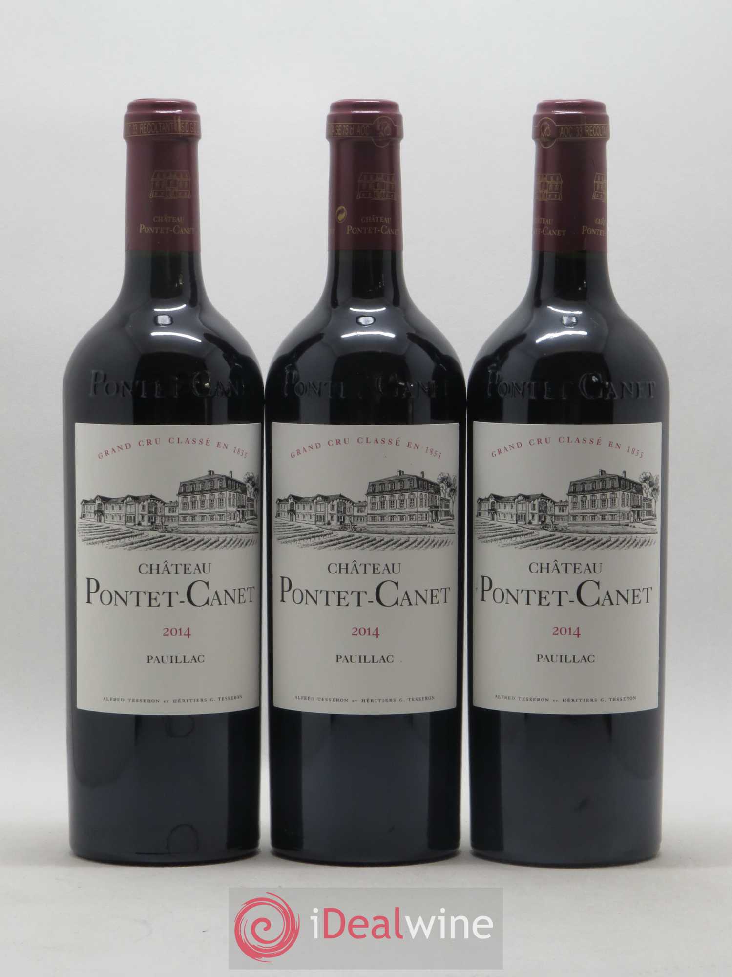 Château Pontet Canet 5ème Grand Cru Classé 2014 - Lot de 6 bouteilles - 1