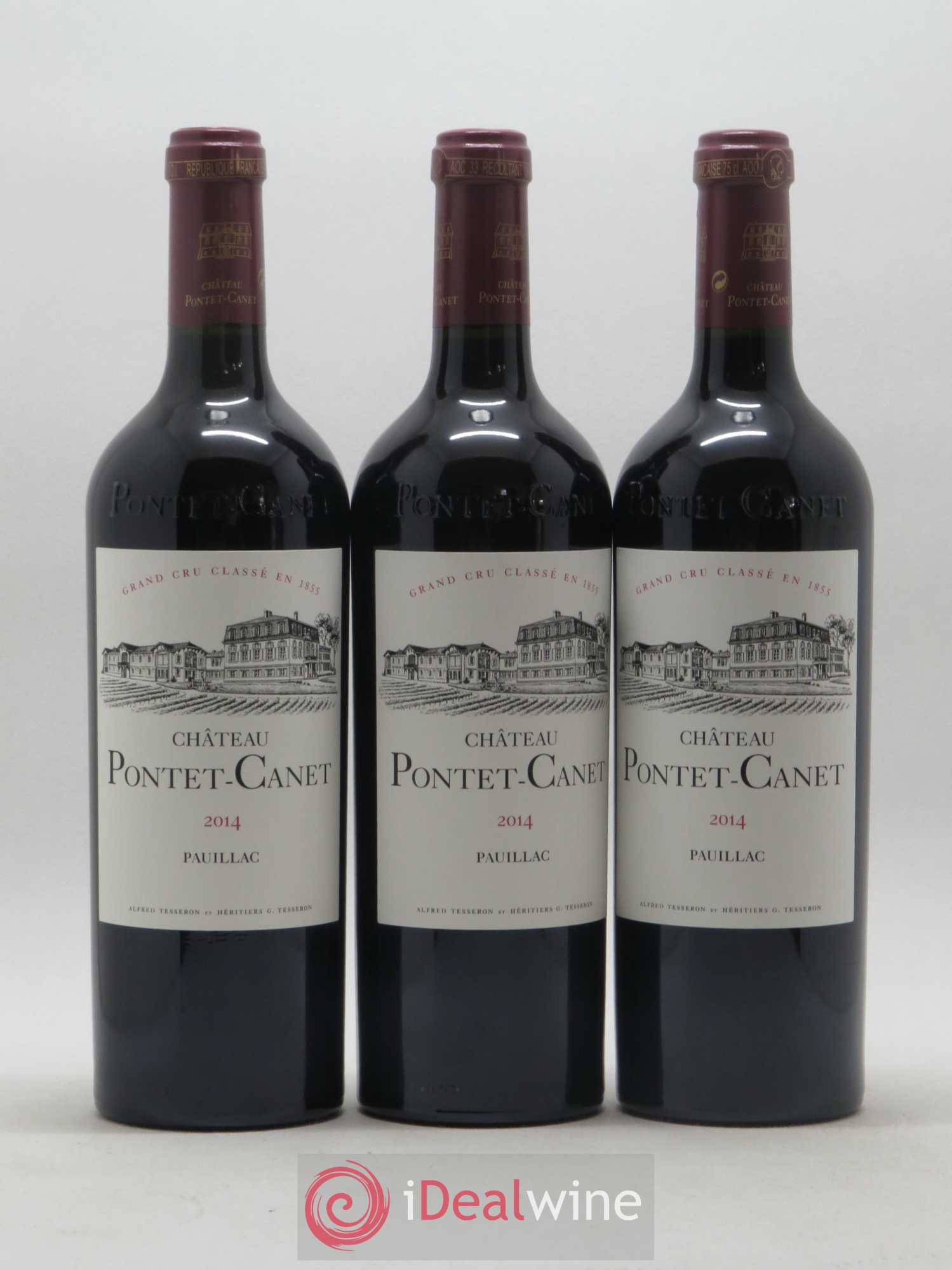Château Pontet Canet 5ème Grand Cru Classé 2014 - Lot de 6 bouteilles - 2