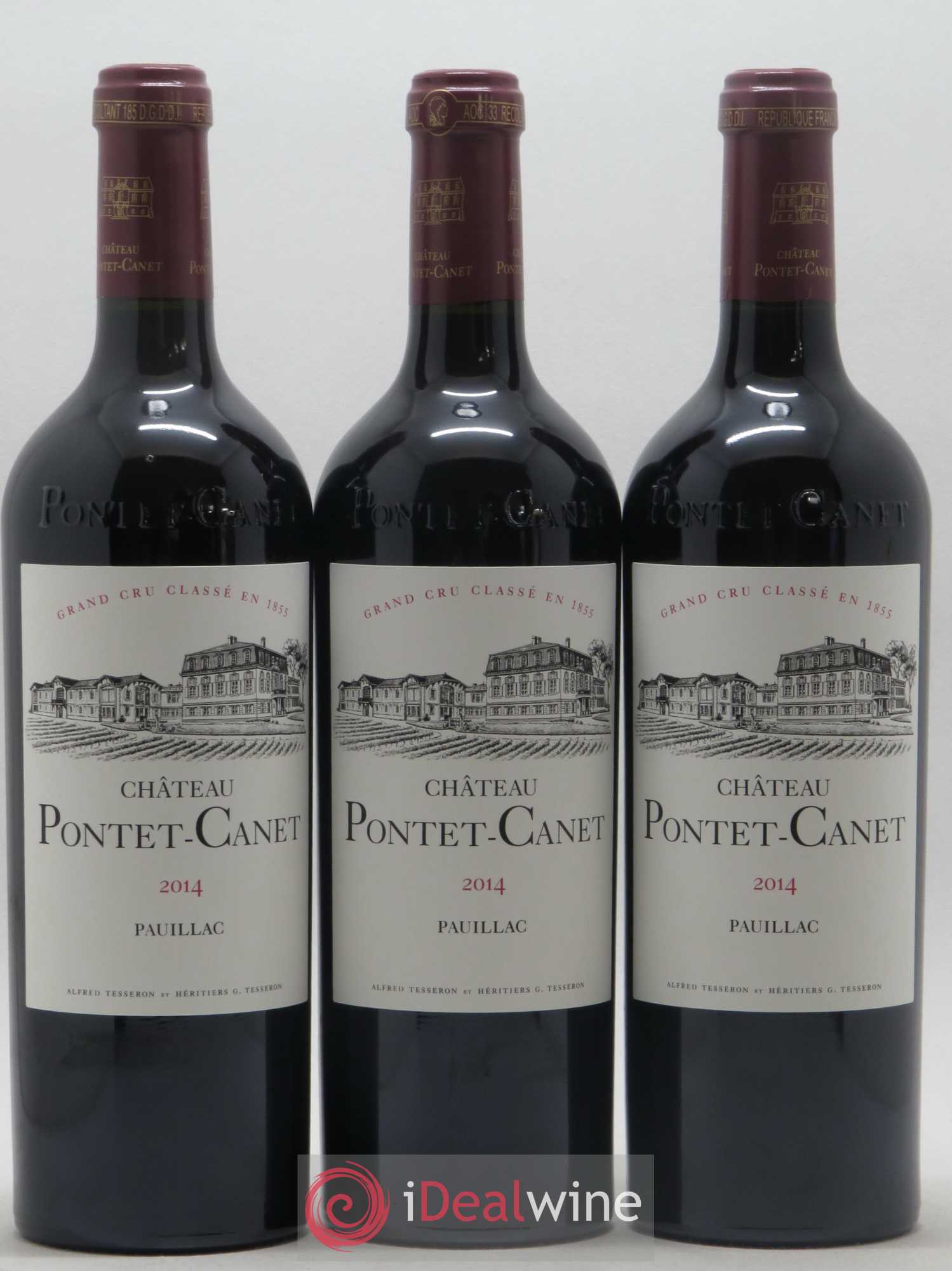Château Pontet Canet 5ème Grand Cru Classé 2014 - Lot de 6 bouteilles - 2
