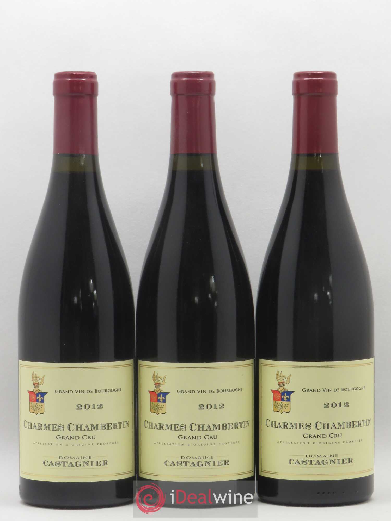 Charmes-Chambertin Grand Cru Castagnier (Domaine) 2012 - Lot de 3 bouteilles - 0