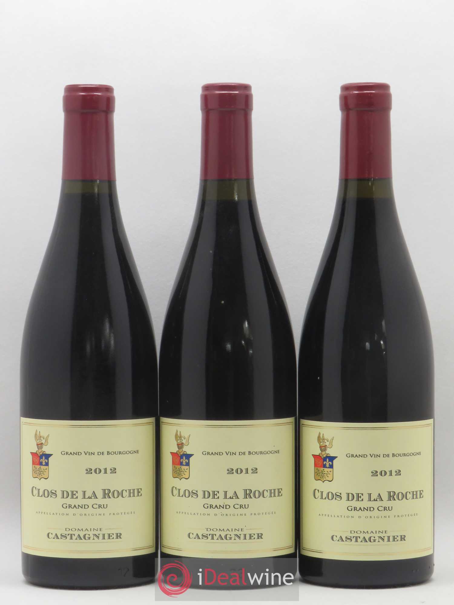 Clos de la Roche Grand Cru Castagnier (Domaine) 2012 - Lot de 3 bouteilles - 0