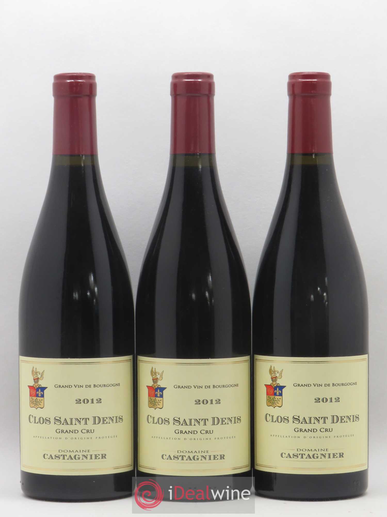Clos Saint-Denis Grand Cru Castagnier (Domaine) 2012 - Lot de 3 bouteilles - 0