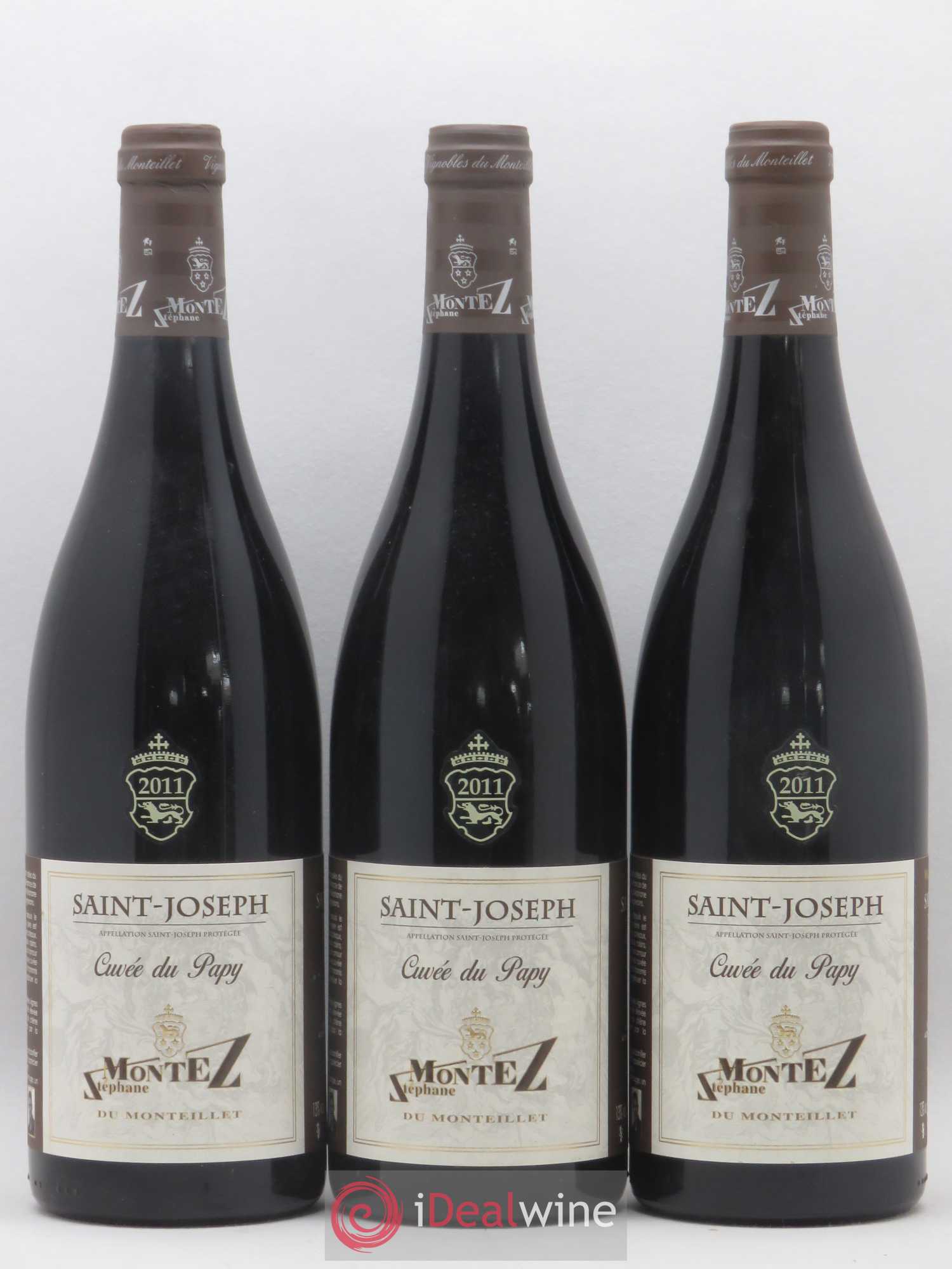 Saint-Joseph Cuvée du Papy Monteillet (Domaine du) - Stéphane Montez 2011 - Lot de 3 bouteilles - 0