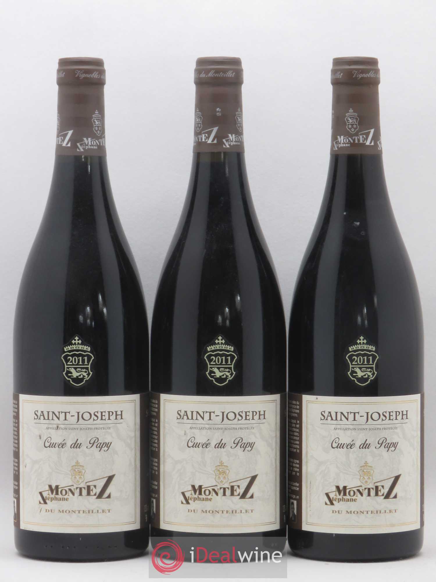 Saint-Joseph Cuvée du Papy Monteillet (Domaine du) - Stéphane Montez 2011 - Lot de 3 bouteilles - 0