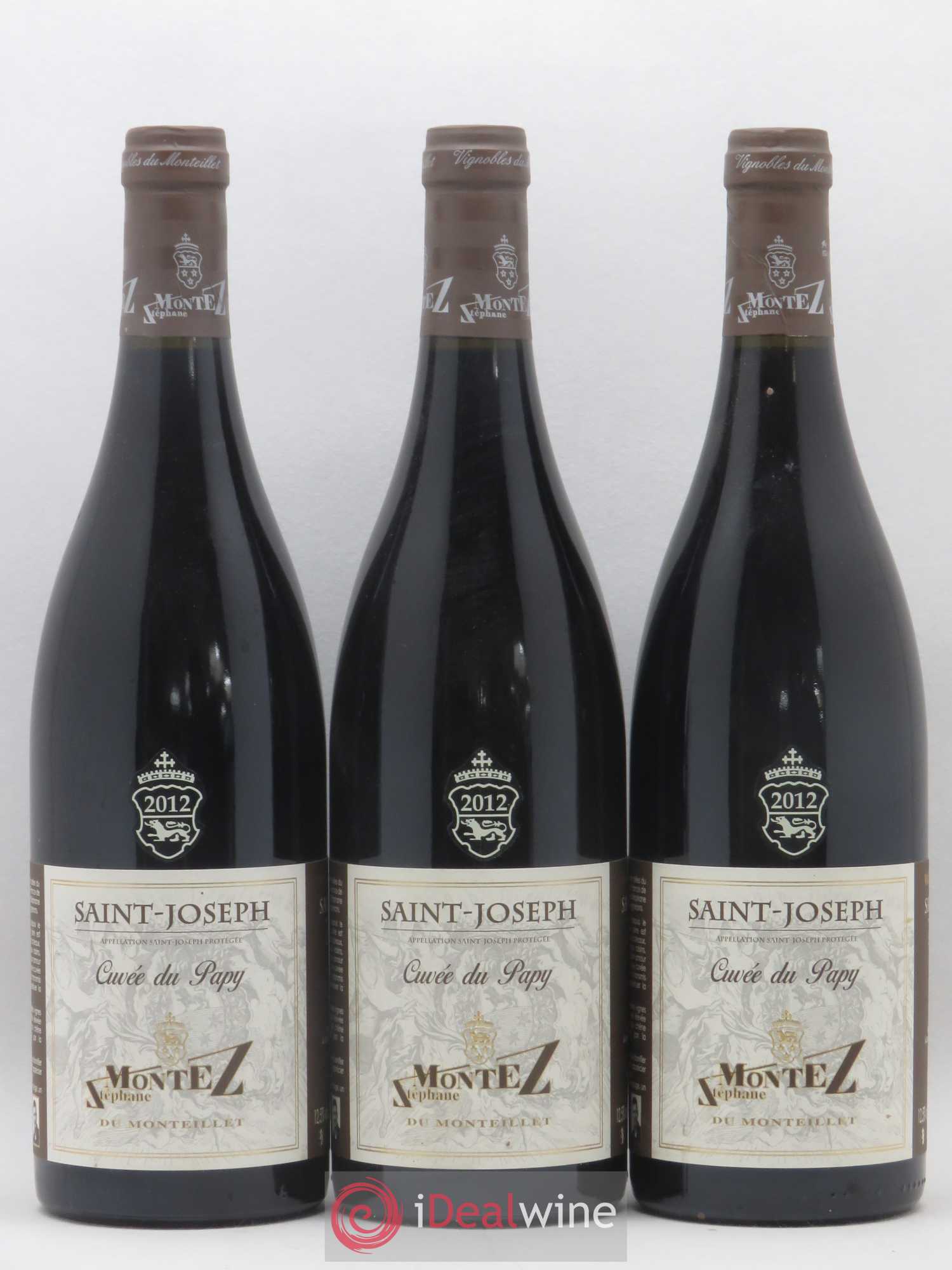 Saint-Joseph Cuvée du Papy Monteillet (Domaine du) - Stéphane Montez 2012 - Lot de 3 bouteilles - 0
