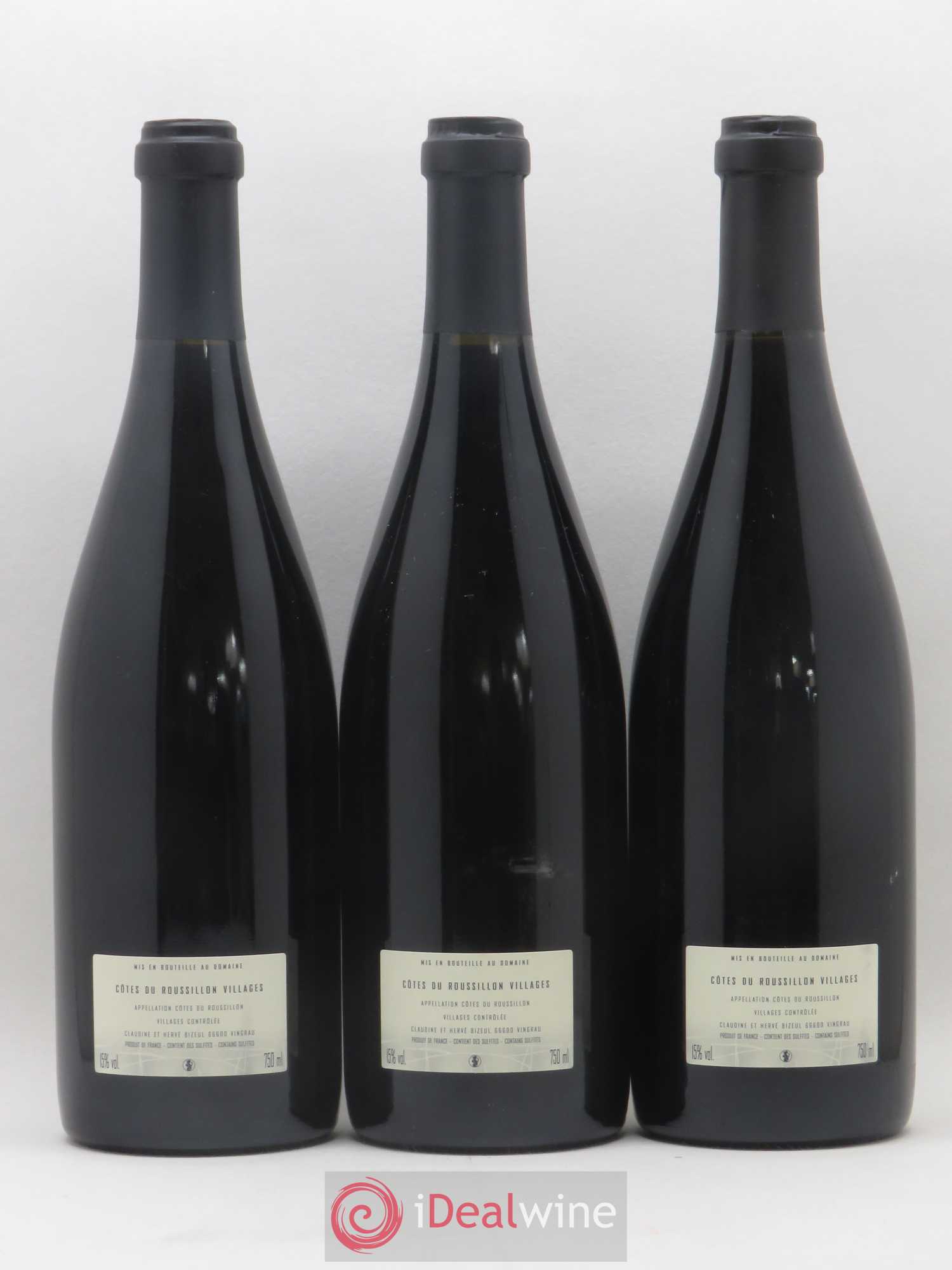 Côtes du Roussillon Villages Clos des Fées La Petite Sibérie Hervé Bizeul 2011 - Lot de 3 bouteilles - 1