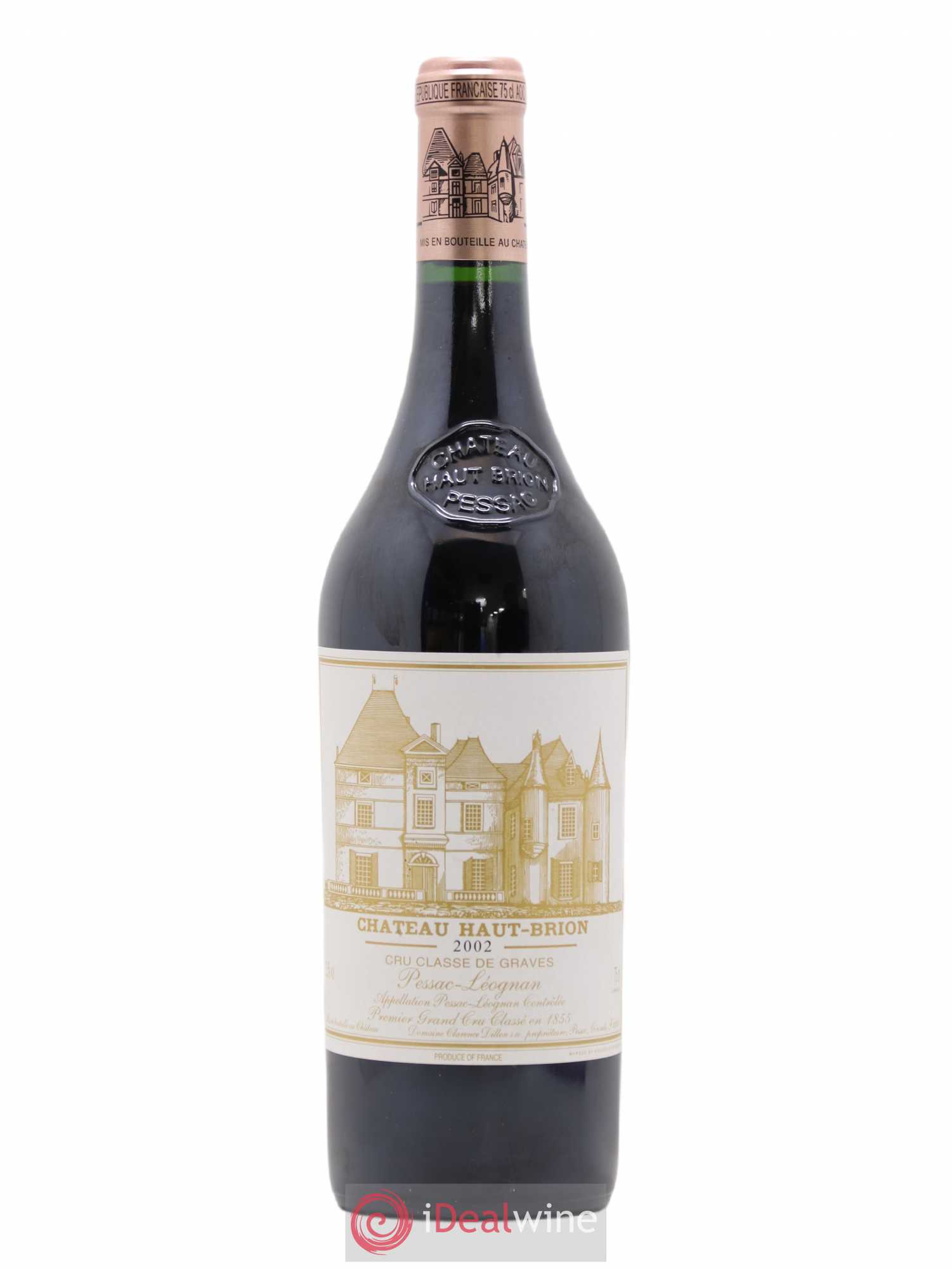 Château Haut Brion 1er Grand Cru Classé 2002 - Lot de 1 bouteille - 0
