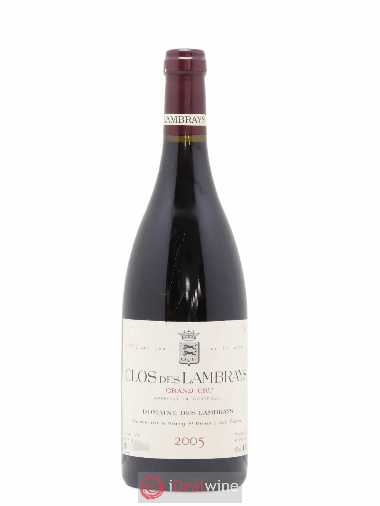 Clos des Lambrays Grand Cru Domaine des Lambrays 2005 - Lot de 1 bouteille - 0