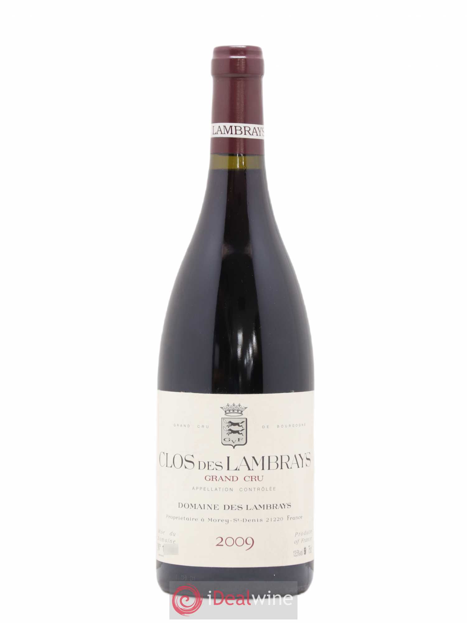 Clos des Lambrays Grand Cru Domaine des Lambrays 2009 - Lot de 1 bouteille - 0