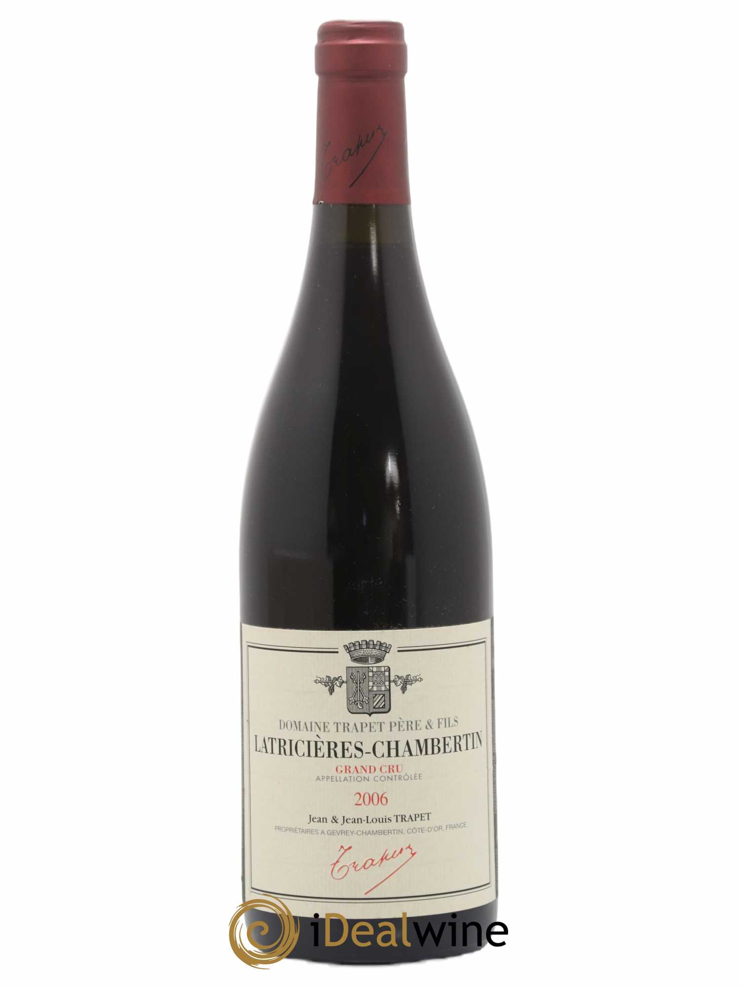 Latricières-Chambertin Grand Cru Domaine Trapet 2006 - Lot de 1 bouteille - 0