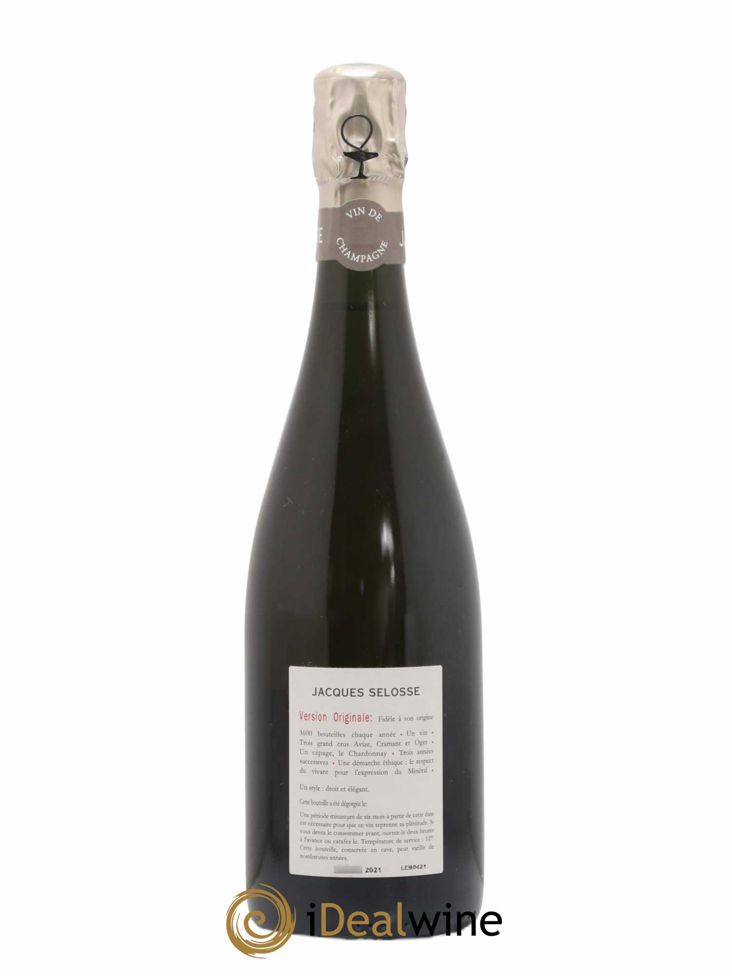 Version Originale Jacques Selosse - Lot de 1 bouteille - 1