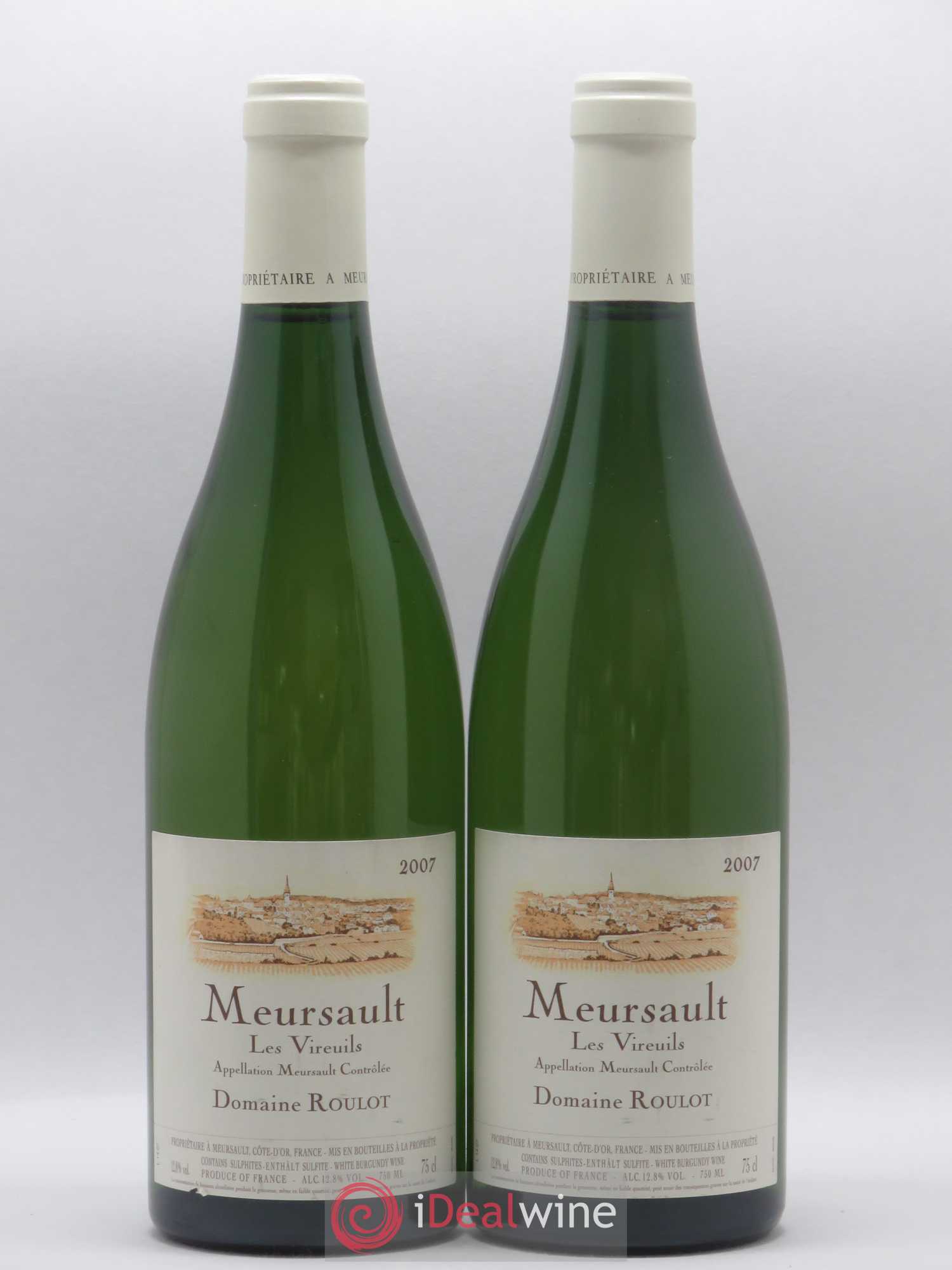 Meursault Les Vireuils Roulot (Domaine) 2007 - Lot de 2 bouteilles - 0