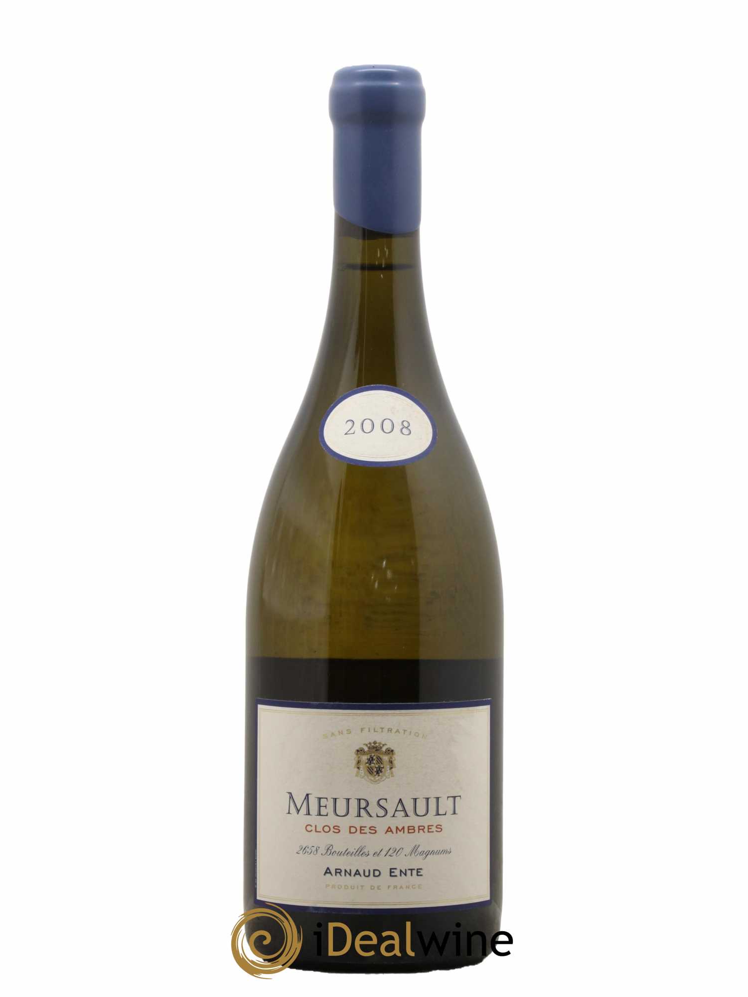Meursault Clos des Ambres Arnaud Ente 2008 - Lot de 1 bouteille - 0