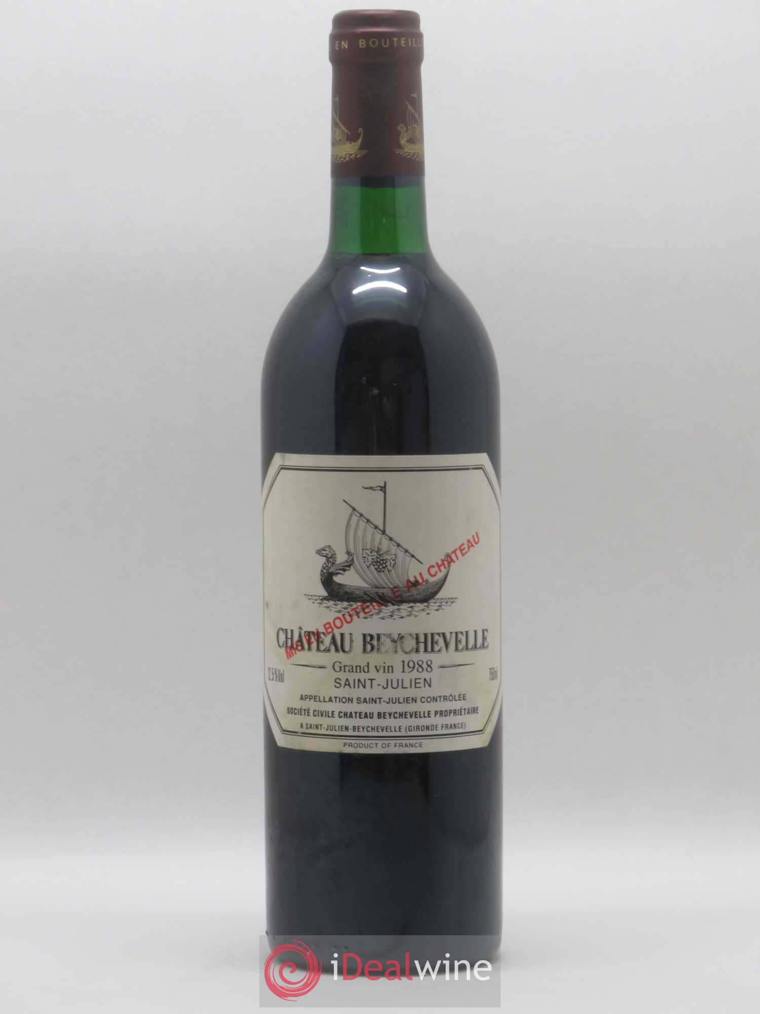 Château Beychevelle 4ème Grand Cru Classé 1988 - Lot de 1 bouteille - 0
