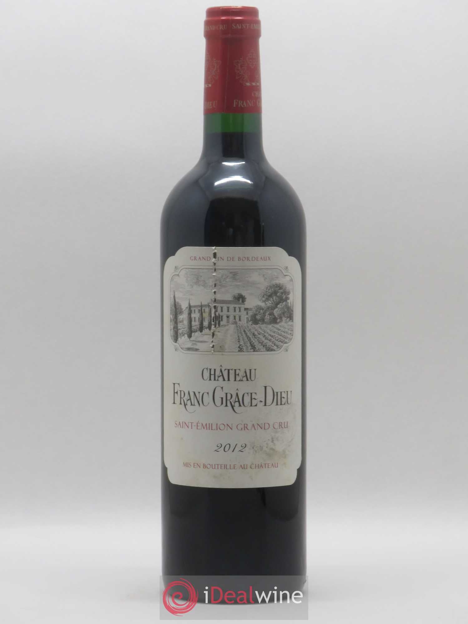 Saint-Émilion Grand Cru Chateau Franc Grace Dieu (sans prix de réserve) 2012 - Lot de 1 bouteille - 0