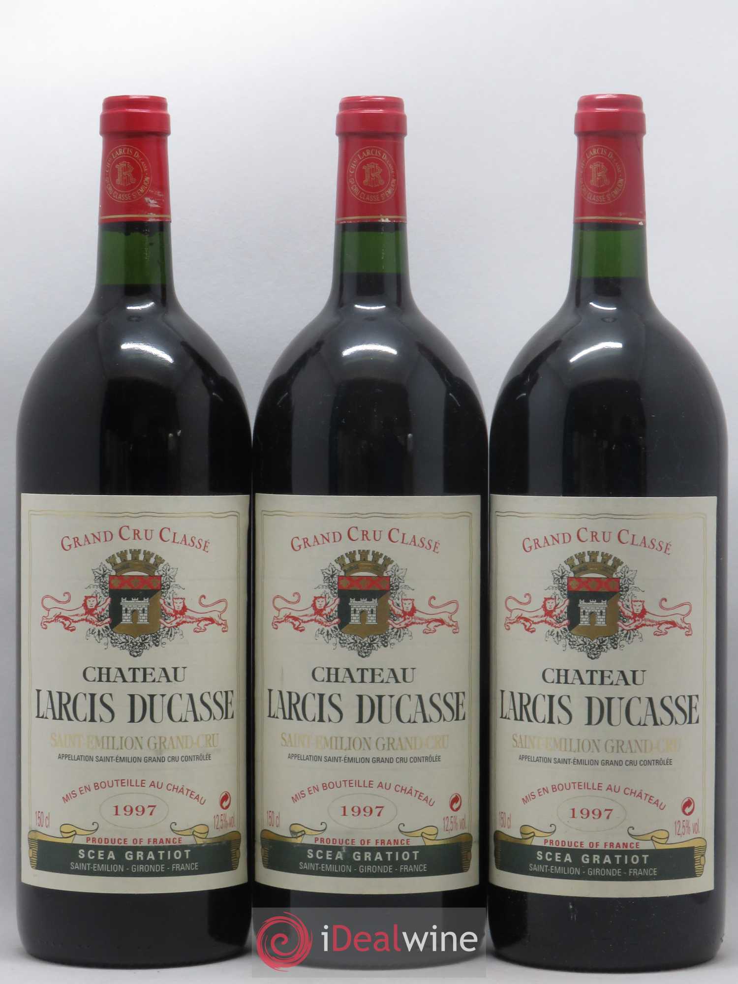 Château Larcis Ducasse 1er Grand Cru Classé B 1997 - Lot de 6 magnums - 1