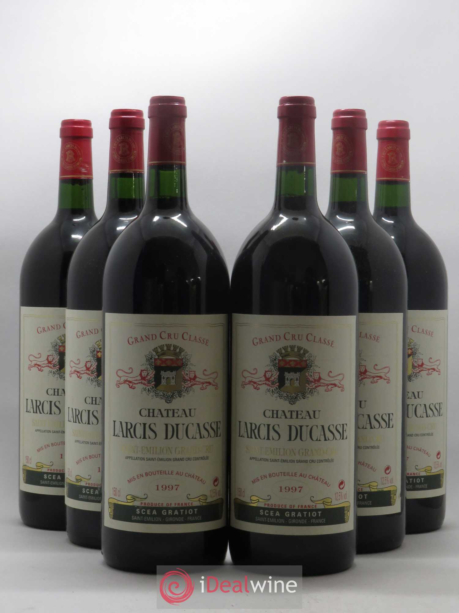Château Larcis Ducasse 1er Grand Cru Classé B 1997 - Lot de 6 magnums - 0