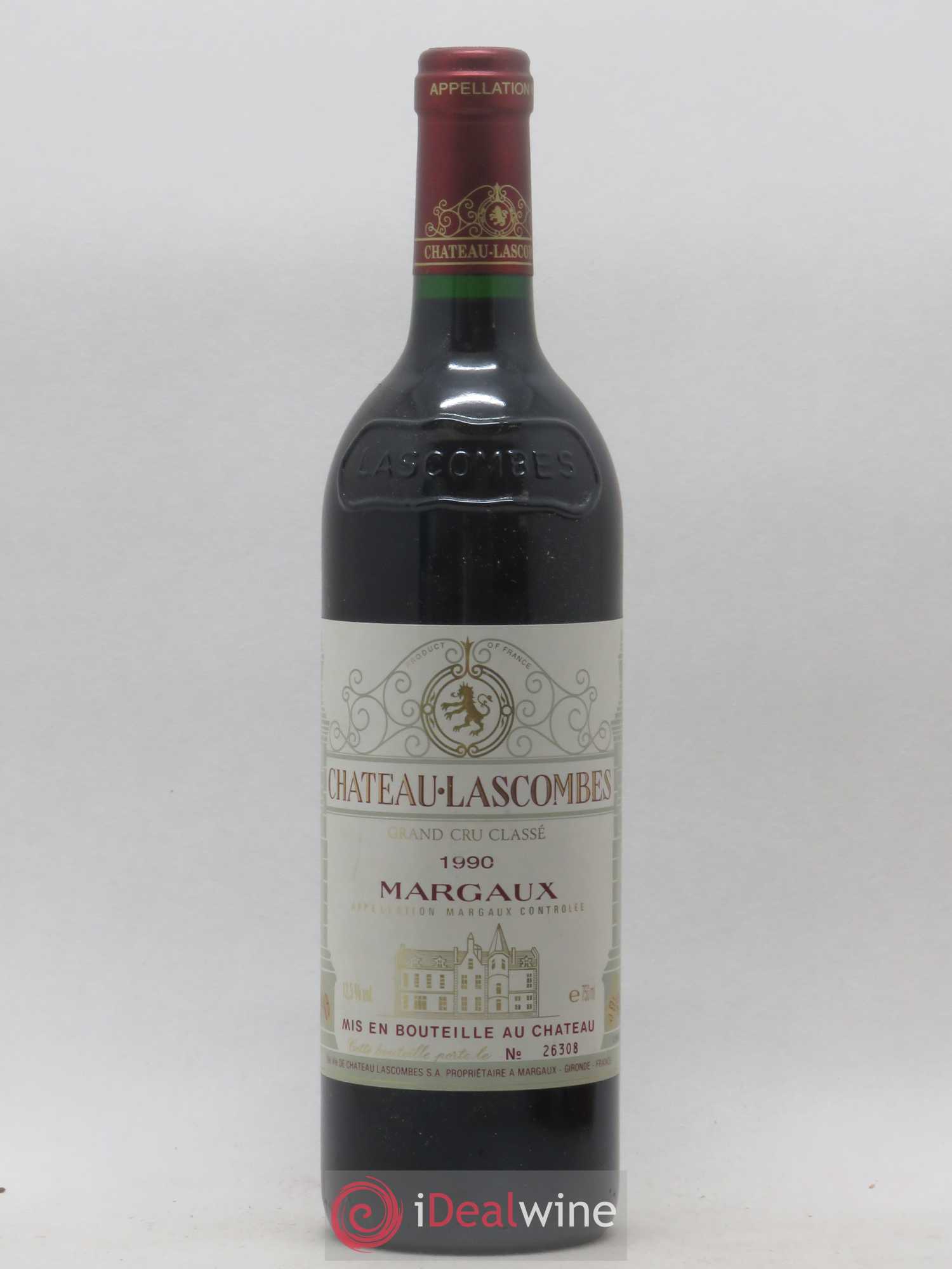 Château Lascombes 2ème Grand Cru Classé 1990 - Lot de 1 bouteille - 0