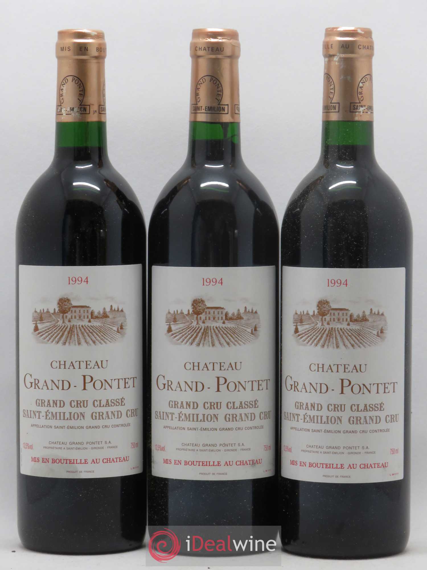 Château Grand Pontet Grand Cru Classé 1994 - Lot de 12 bouteilles - 2