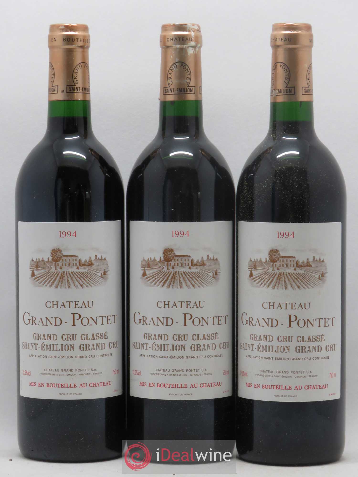 Château Grand Pontet Grand Cru Classé 1994 - Lot de 12 bouteilles - 3