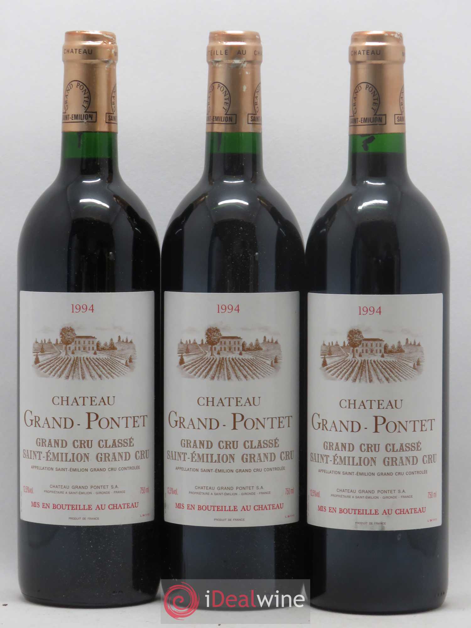 Château Grand Pontet Grand Cru Classé 1994 - Lot de 12 bouteilles - 4