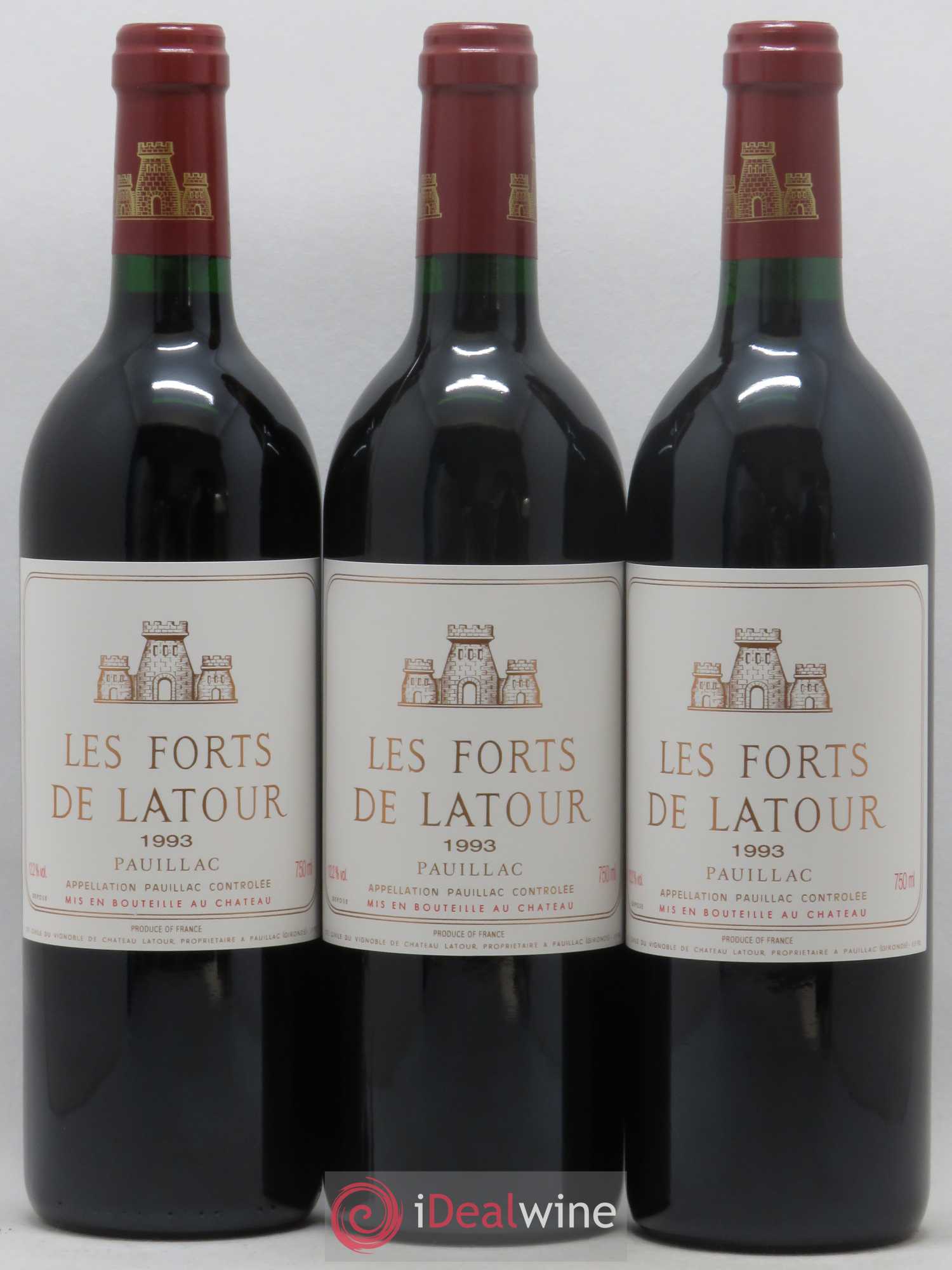 Les Forts de Latour Second Vin 1993 - Lot de 12 bouteilles - 2