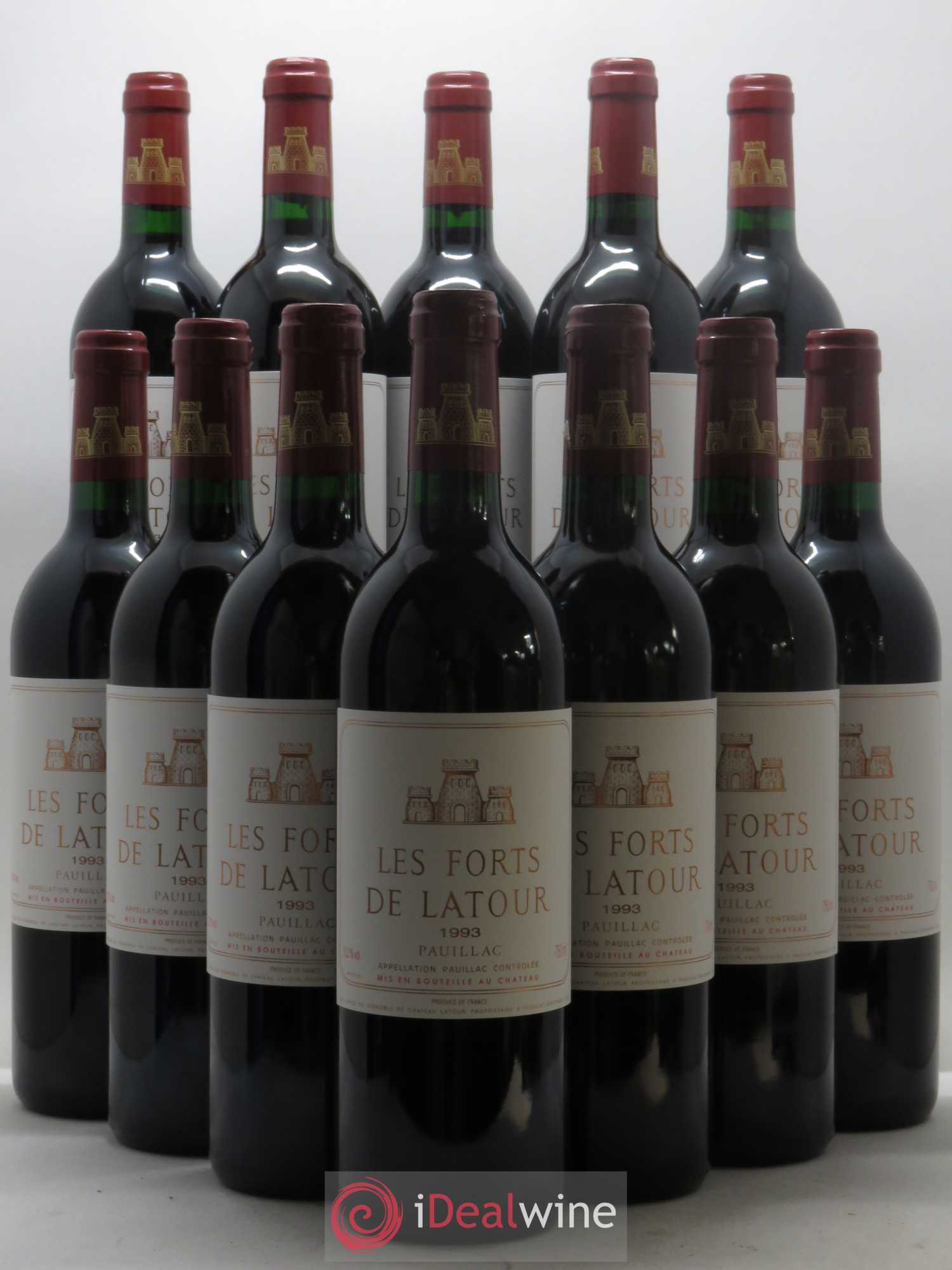 Les Forts de Latour Second Vin 1993 - Lot de 12 bouteilles - 0