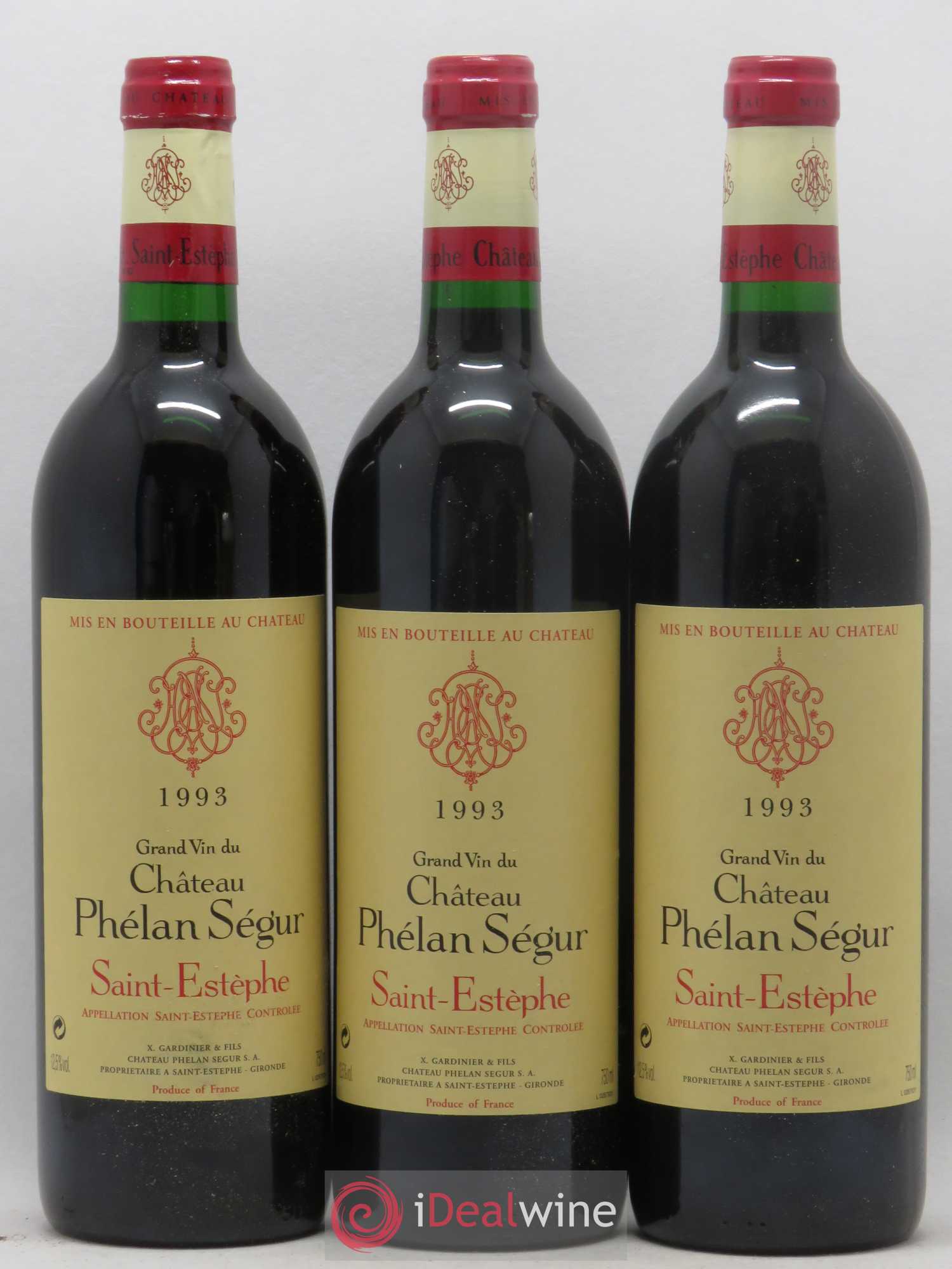 Château Phélan Ségur 1993 - Lot de 12 bouteilles - 2