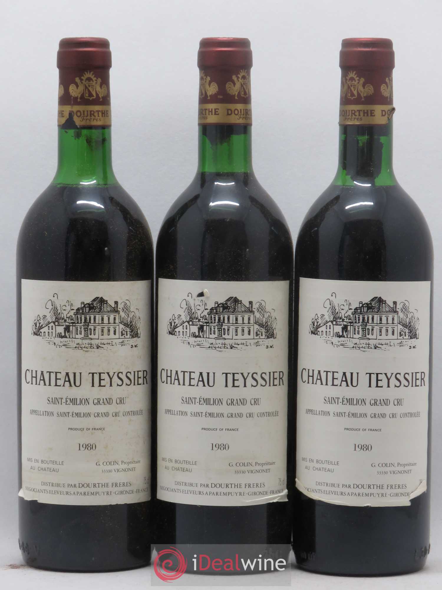 Saint-Émilion Grand Cru Château Teyssier (sans prix de réserve) 1980 - Posten von 3 Flaschen - 0