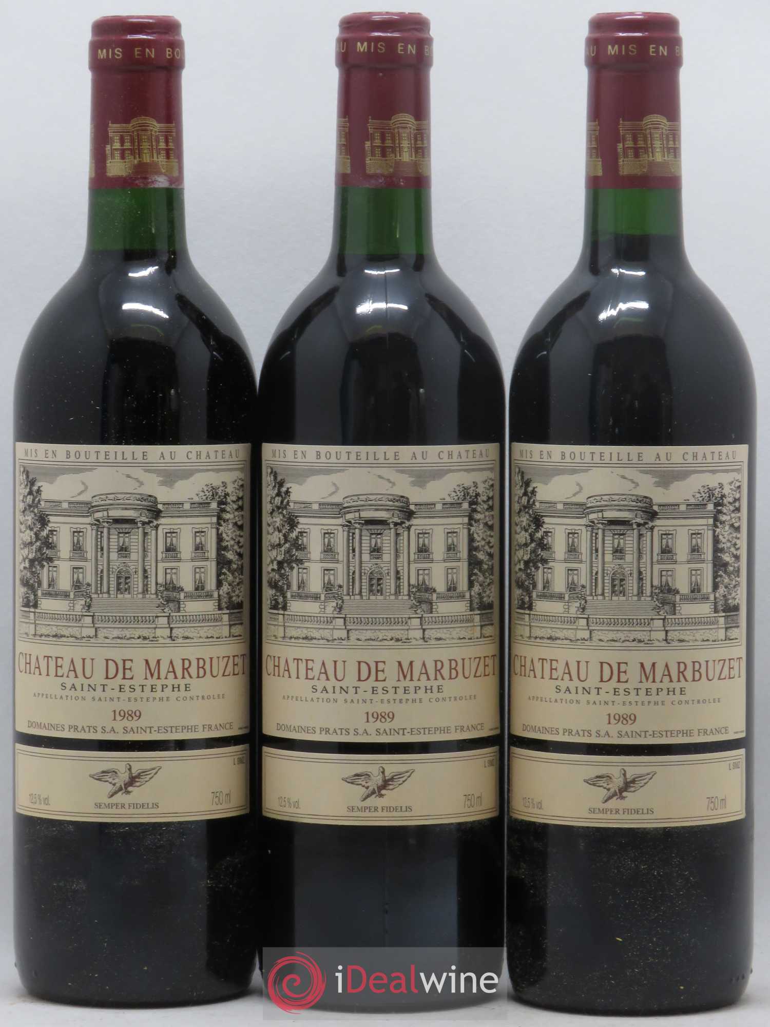Château de Marbuzet Cru Bourgeois 1989 - Lot de 6 bouteilles - 2