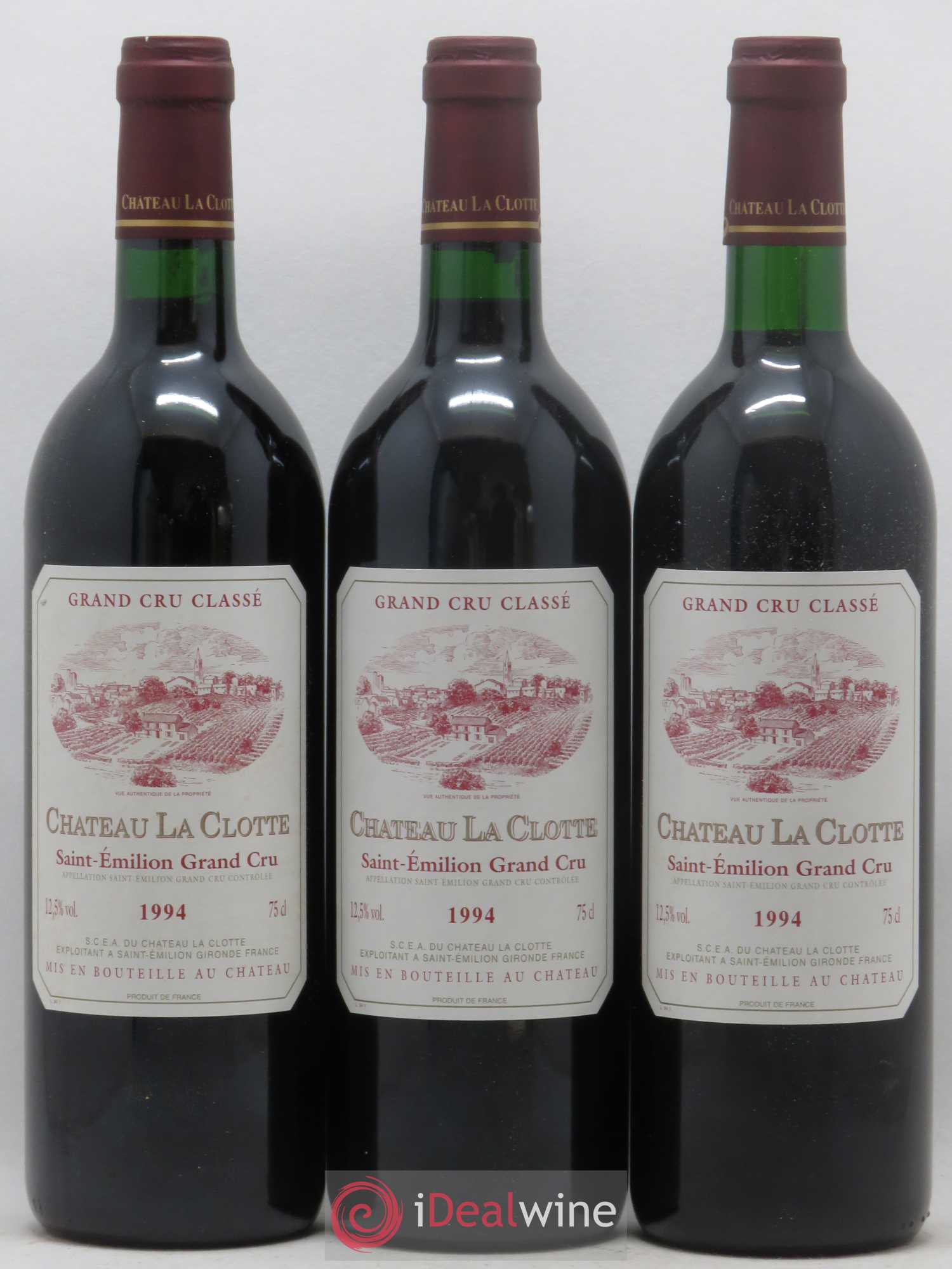 Château la Clotte 1994 - Lot de 12 bouteilles - 2