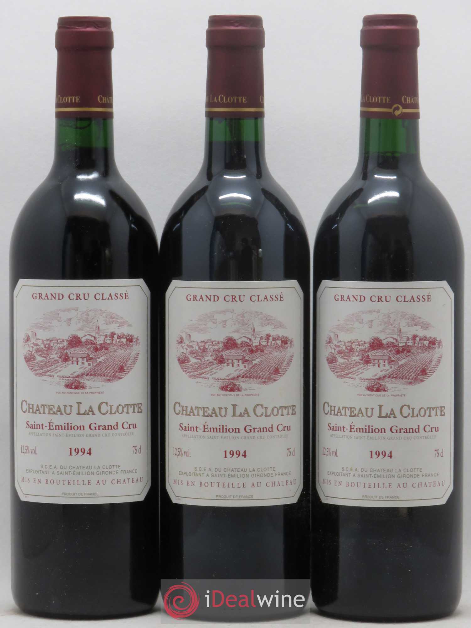 Château la Clotte 1994 - Lot de 12 bouteilles - 3