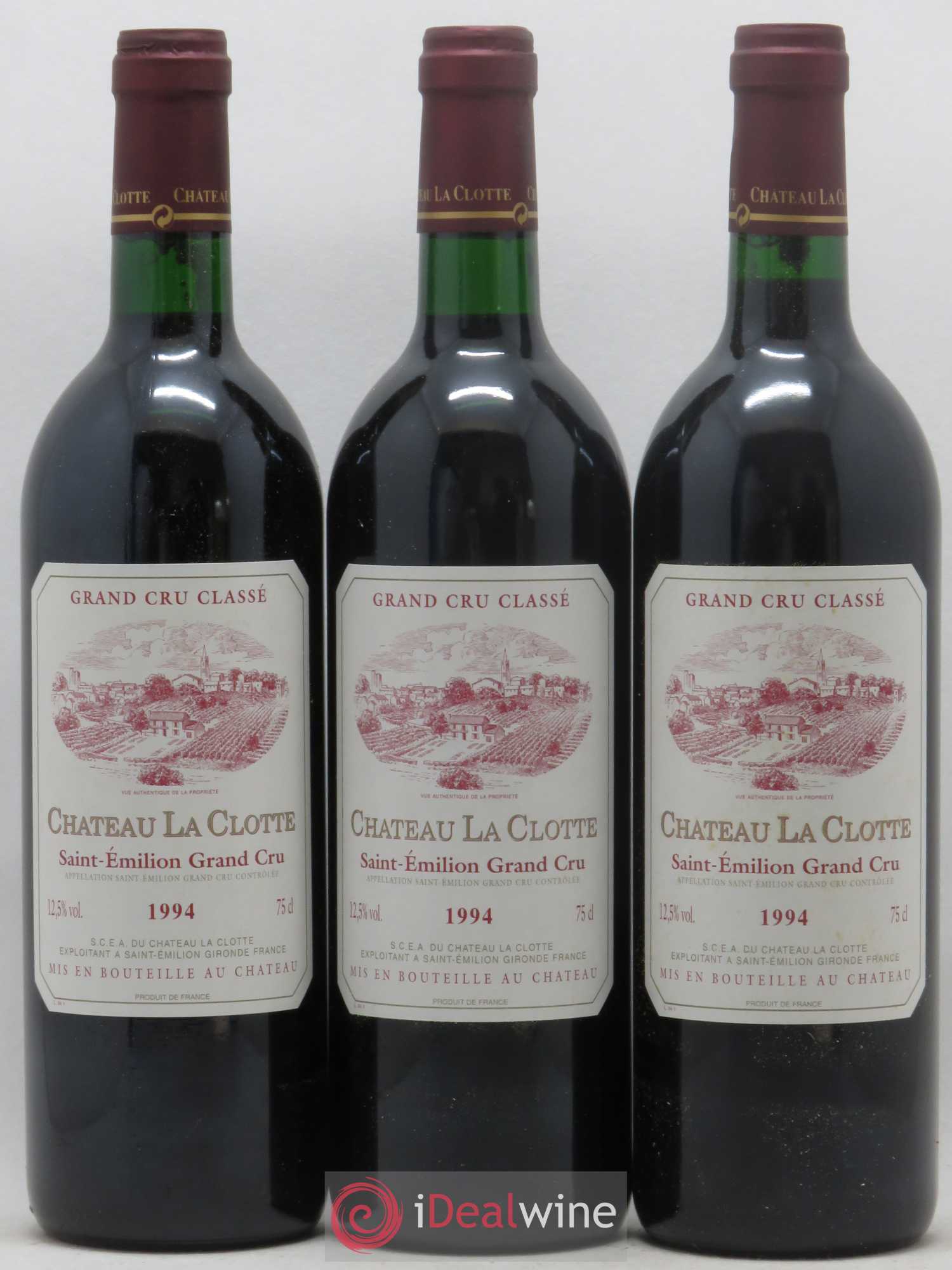 Château la Clotte 1994 - Lot de 12 bouteilles - 4