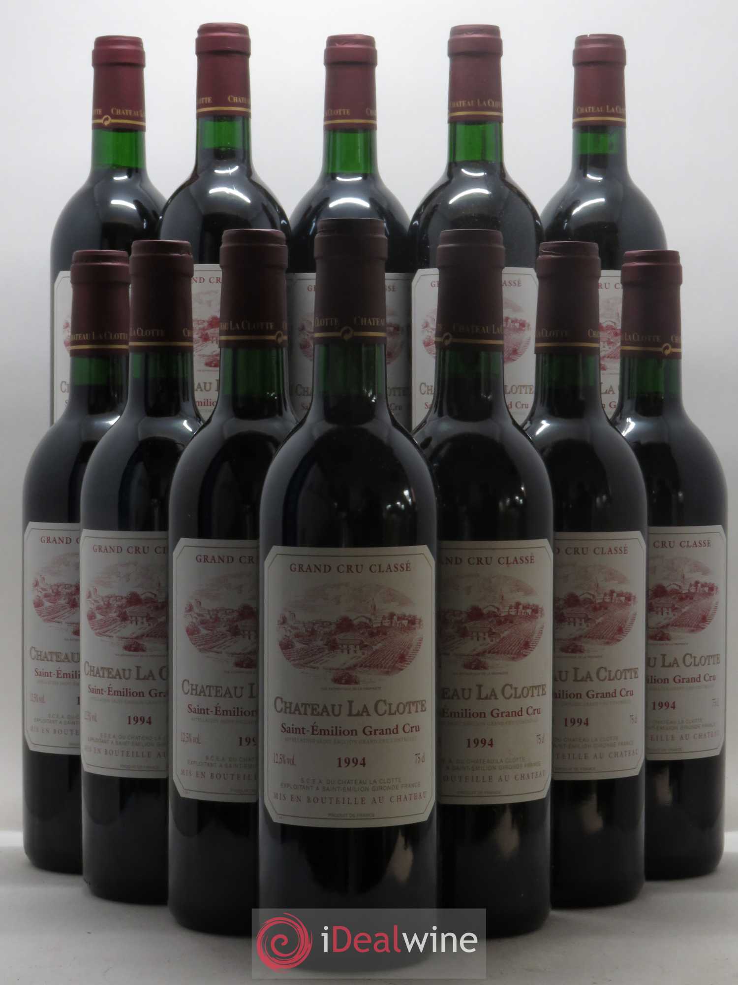 Château la Clotte 1994 - Lot de 12 bouteilles - 0