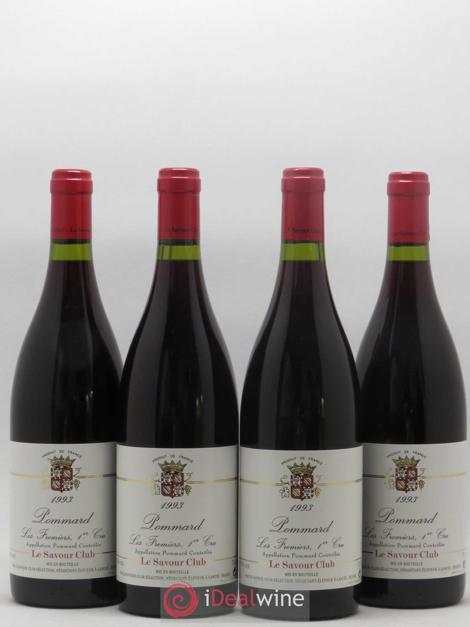 Pommard 1er Cru Les Fremiers Savour Club 1993 - Posten von 4 Flaschen - 0