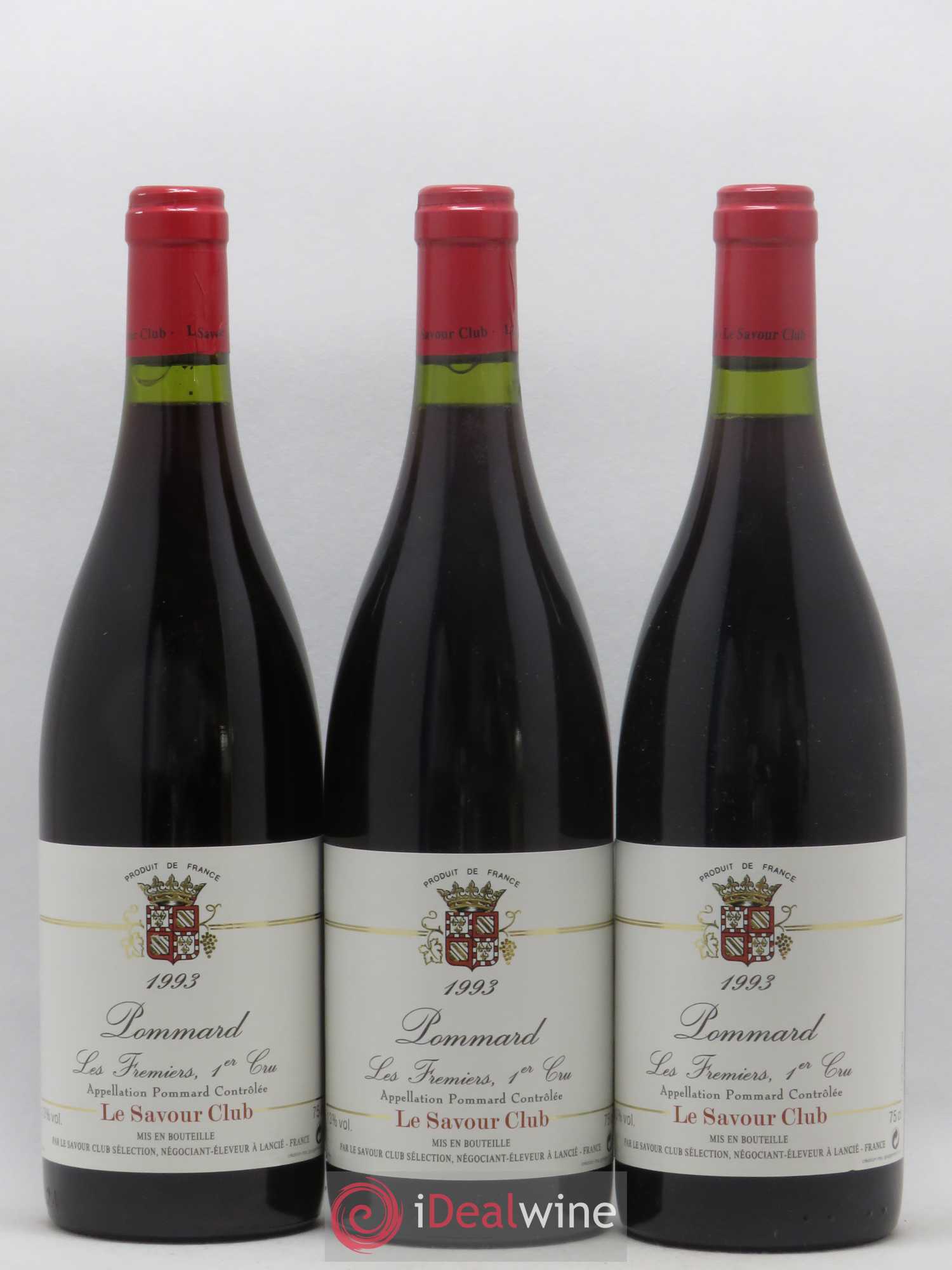 Pommard 1er Cru Les Fremiers Savour Club 1993 - Posten von 3 Flaschen - 0