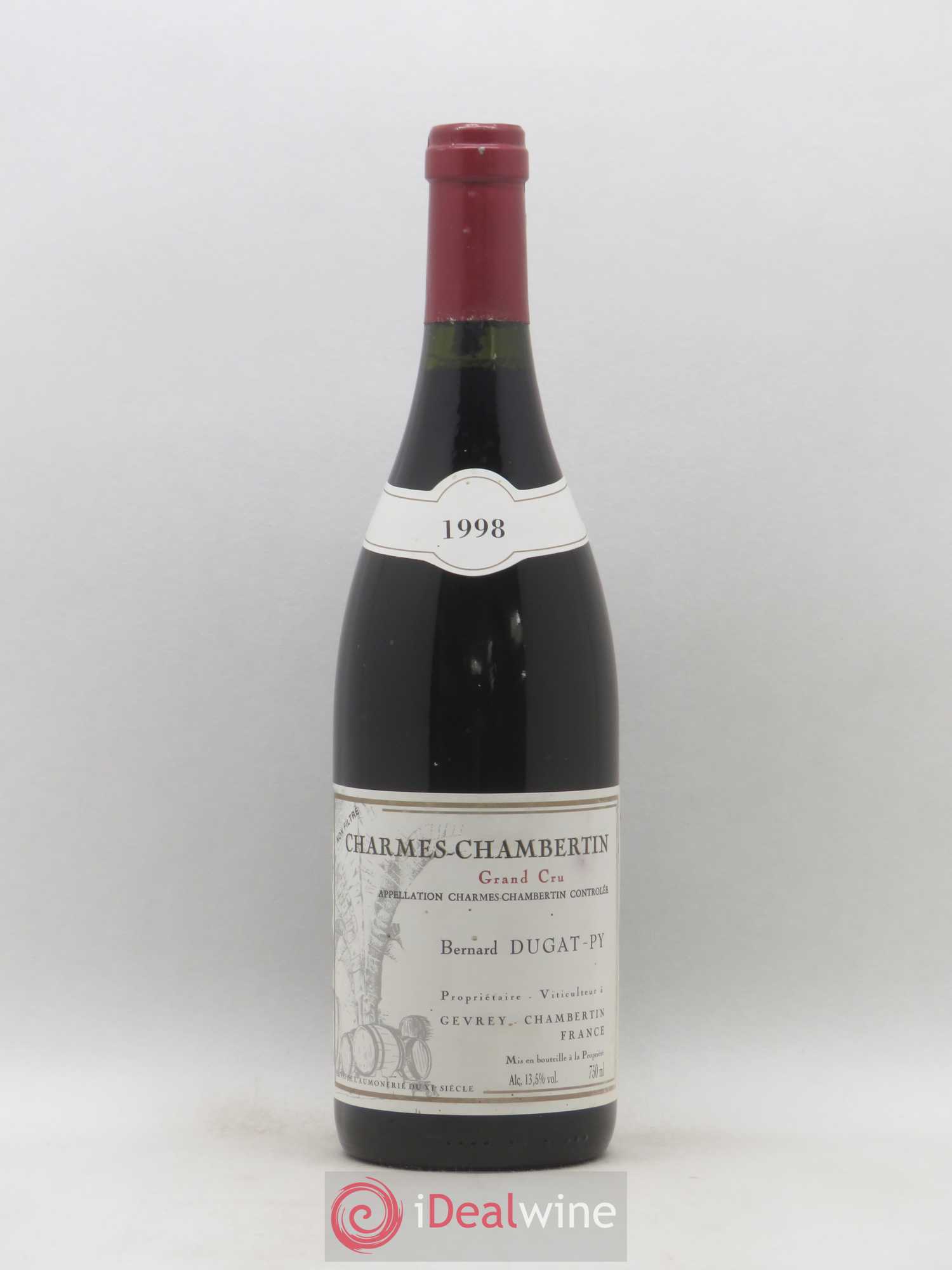 Charmes-Chambertin Grand Cru Dugat-Py 1998 - Lot de 1 bouteille - 0