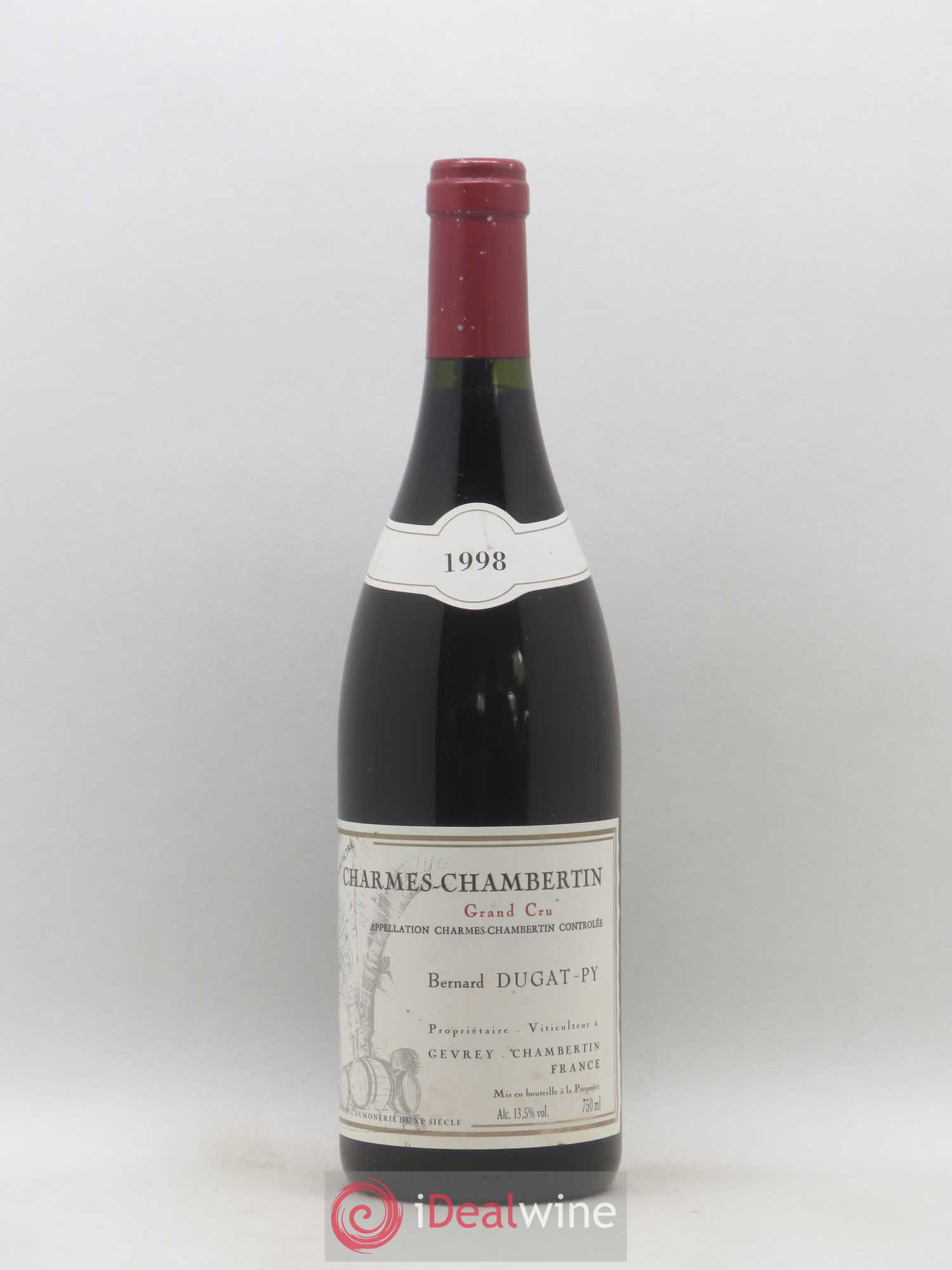 Charmes-Chambertin Grand Cru Dugat-Py 1998 - Lot de 1 bouteille - 0